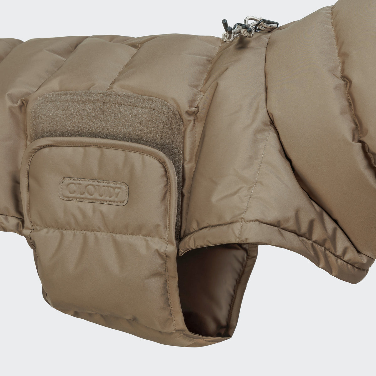 Cloud7 Hundemantel Französische Bulldogge Alaska Sandy Brown Hundewintermantel Hundemantel wasserdicht