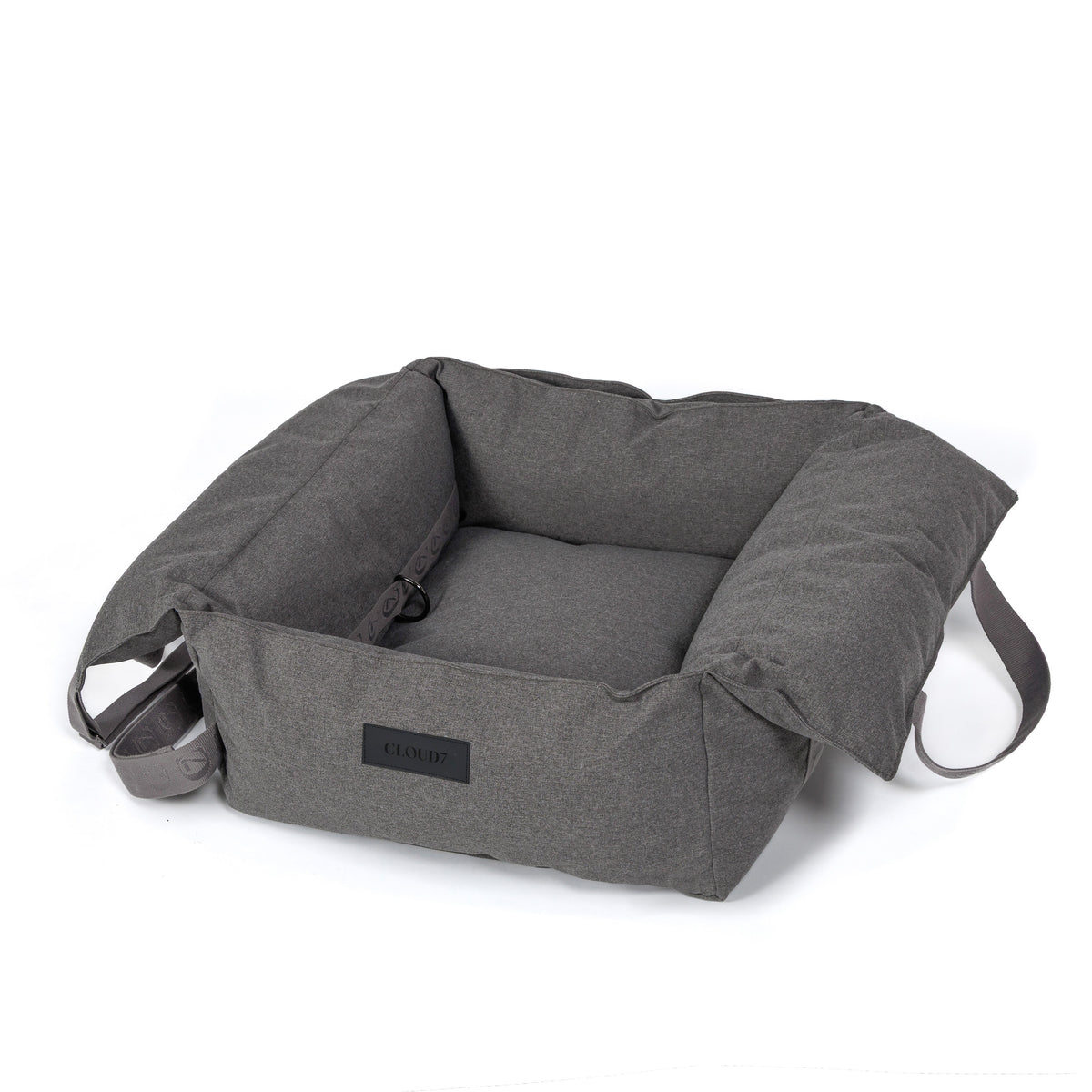 Cloud7 Hundeautositz Getaway Light Graphite tragbar Autofahren mit Hund Hundereisebett Autositz für Hunde