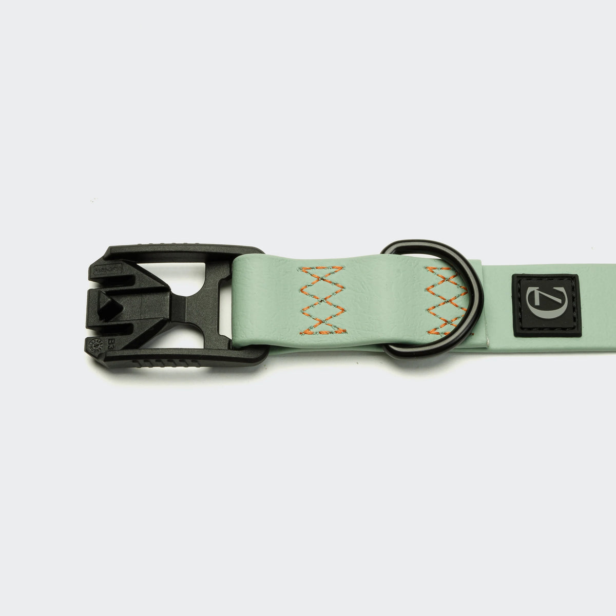 Cloud7 Hundehalsband BioThane Ipanema Mint-Neon Orange Hundehalsband Leder vegan
