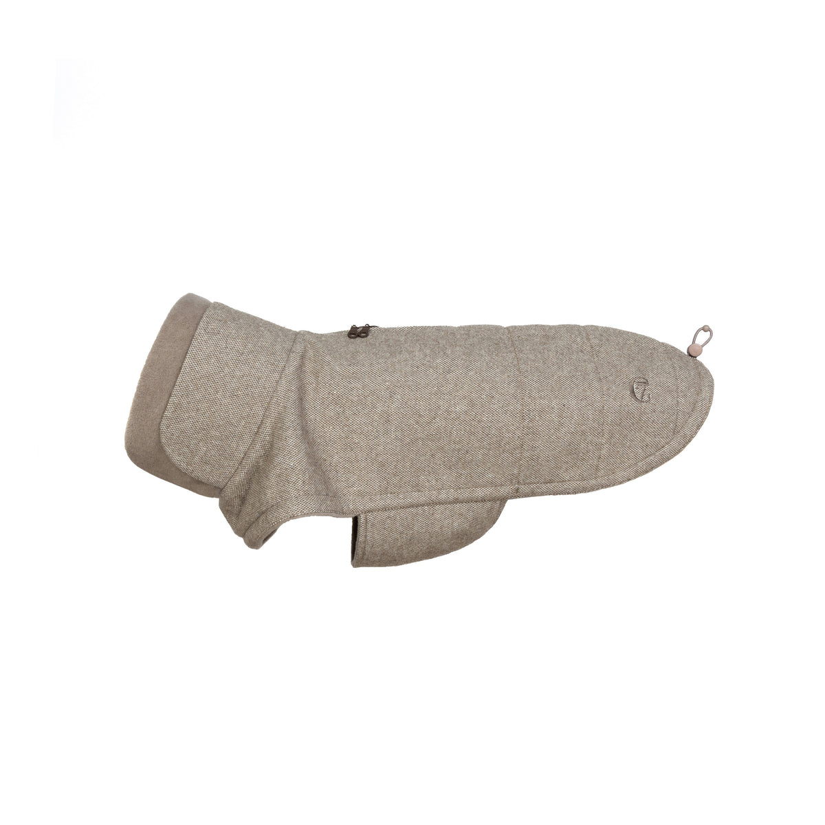 Cloud7 Hundemantel Brooklyn Tweed Beige Hundewintermantel Wolle wasserabweisend