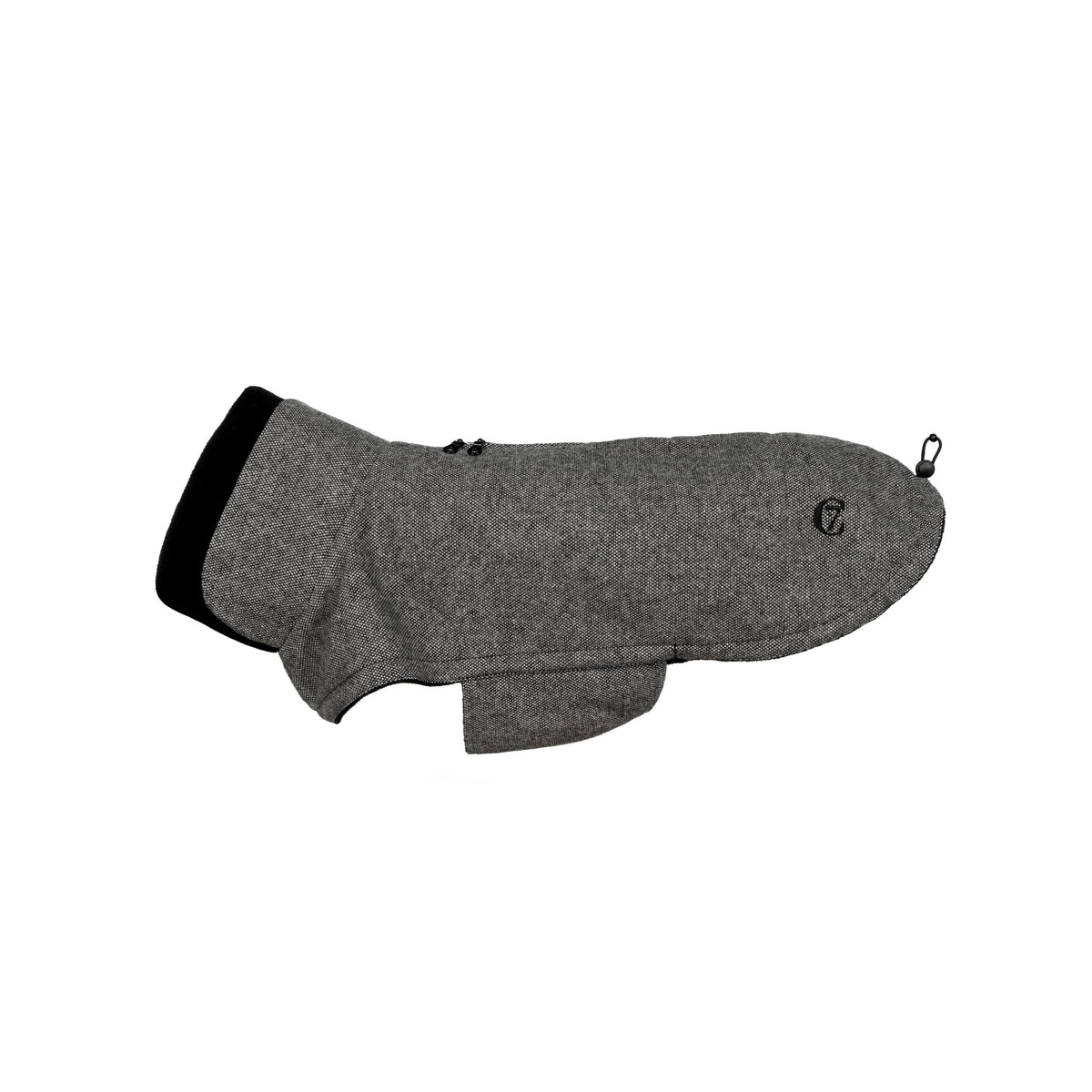 Cloud7 Hundemantel Brooklyn Tweed Black Hundemantel Winter