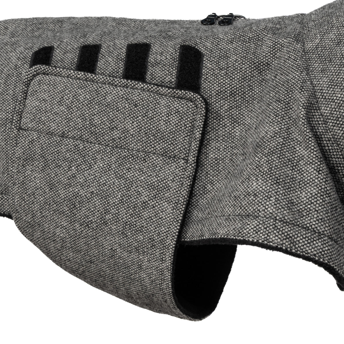 Cloud7 Hundemantel Brooklyn Tweed Black Hundewintermantel wasserabweisend