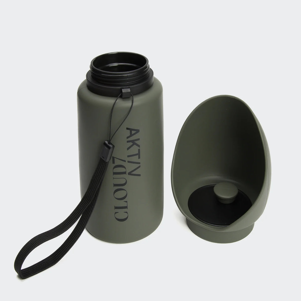 Cloud7 Hundetrinkflasche AKTIV Dark Olive Hundereisetrinkflasche