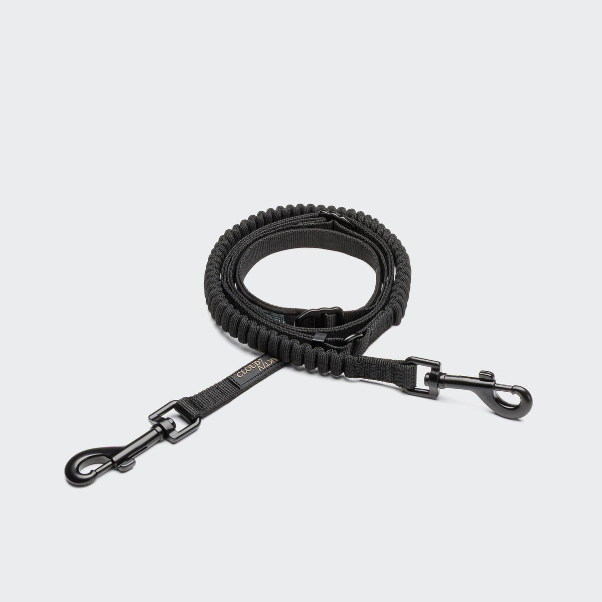 Cloud7 L-2-Jogging-Leash AKTIV Black Hundeleine Joggingleine