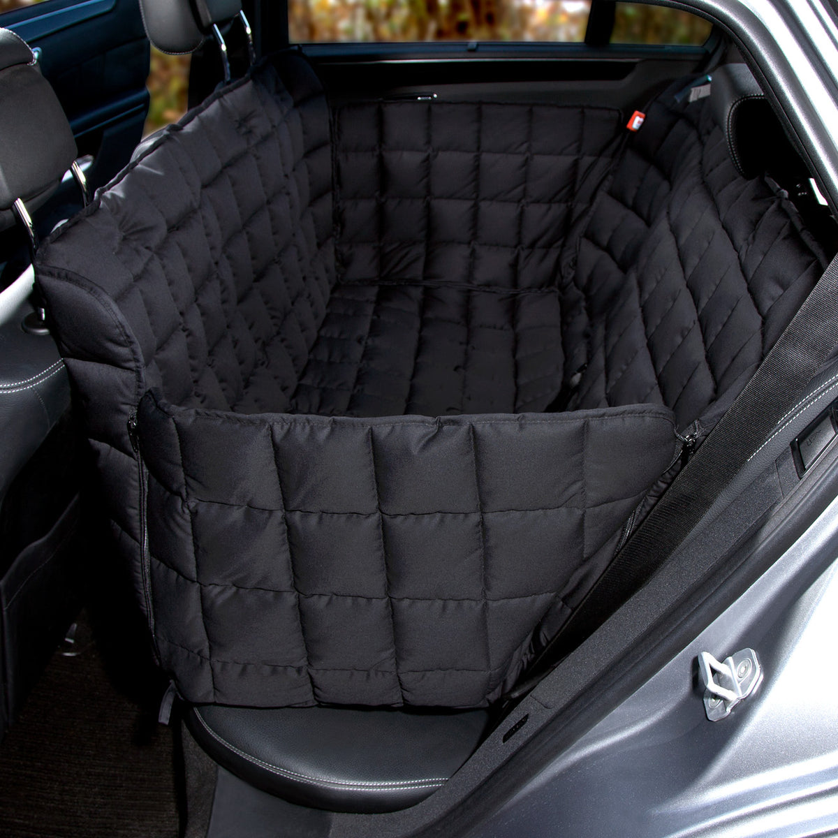Doctor Bark 3-Sitz-Autoschondecke für die Rückbank Hundedecke Auto Wasserabweisend