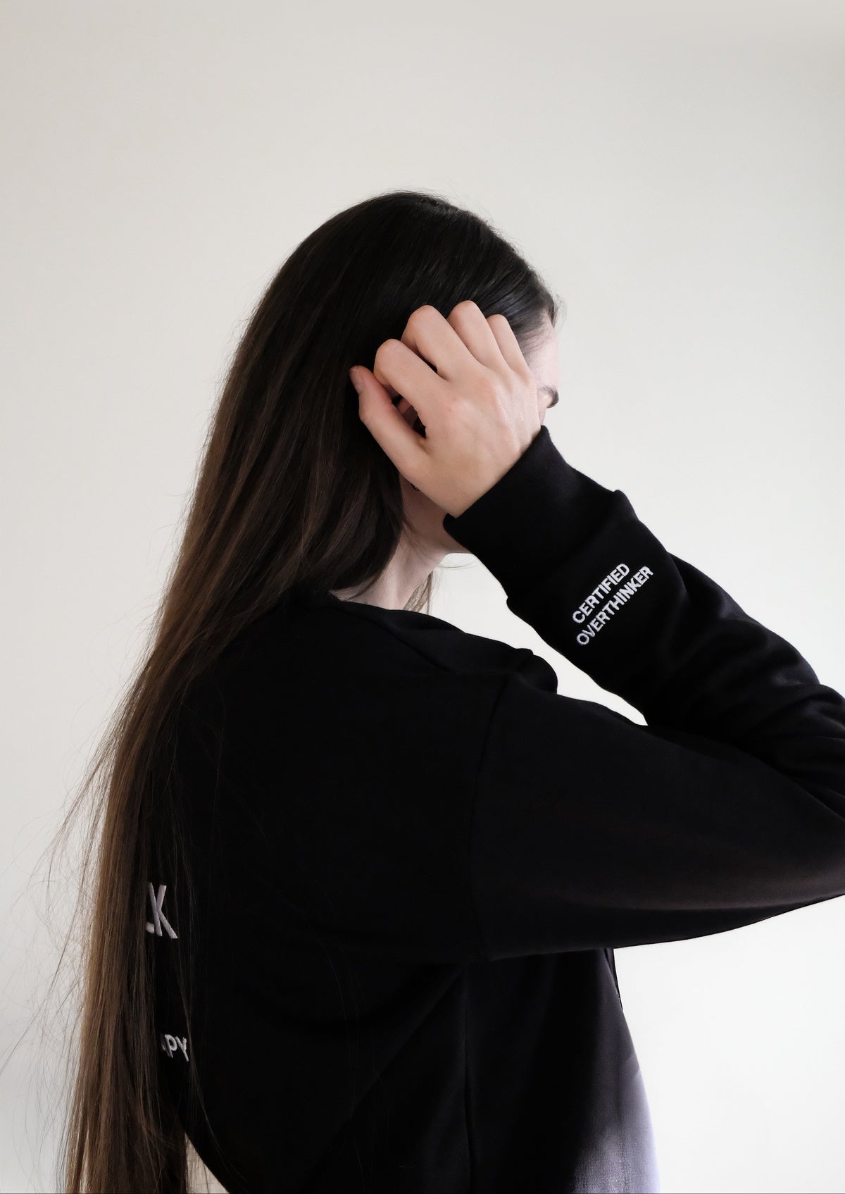 LEVEY PULLOVER BLACK - CALL IT A DOG WALK I CALL IT THERAPY Sweater Gassi Pullover Gassi Hoodie Gassi