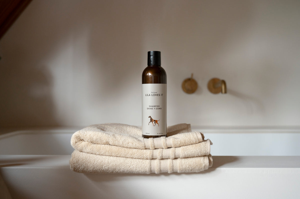 LILA LOVES IT Shampoo Shine & Comb Shampoo für Hunde Fellpflege Shampoo Hund
