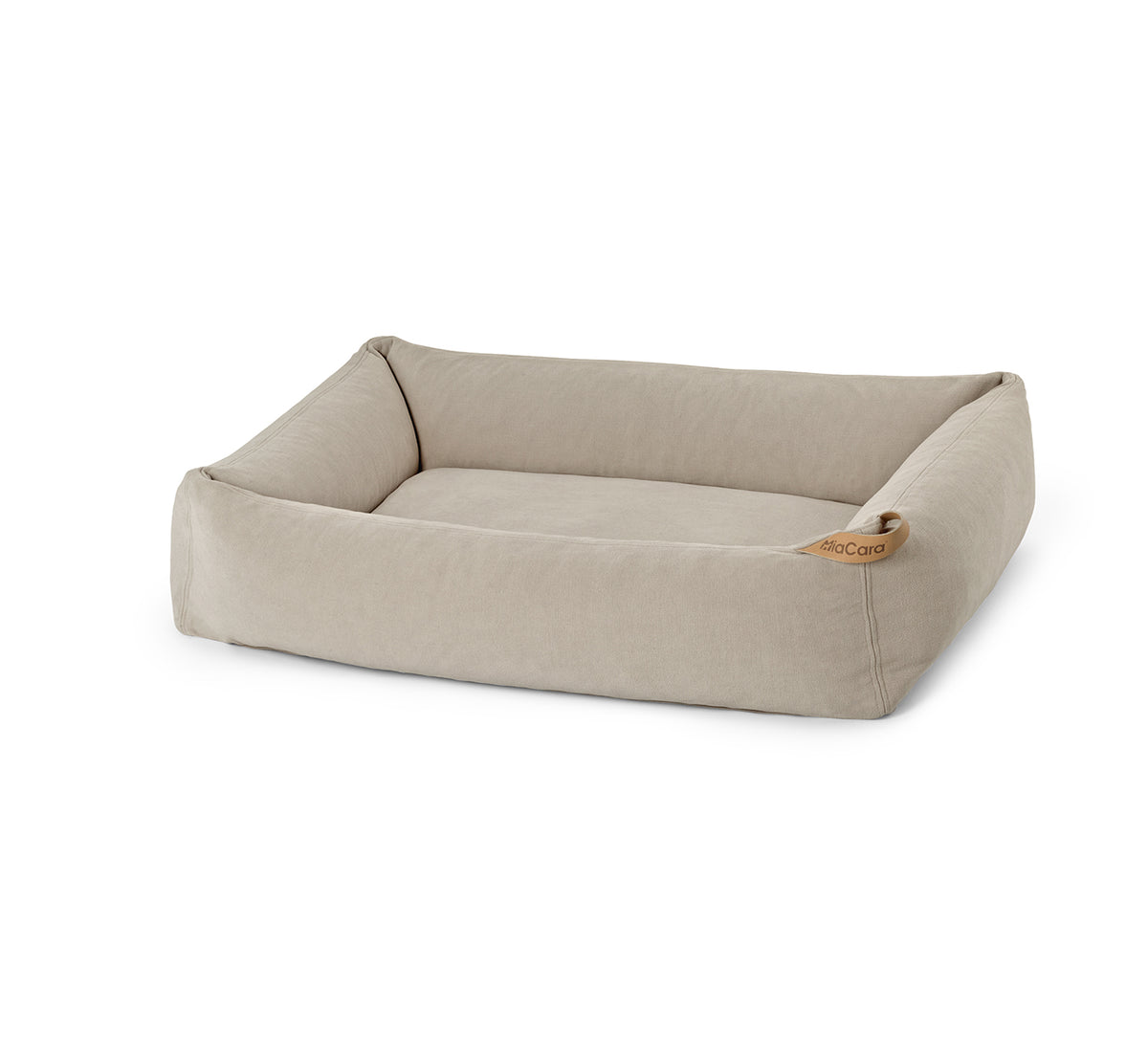 MiaCara Comodo Hundebett Greige Box-Bett Hund