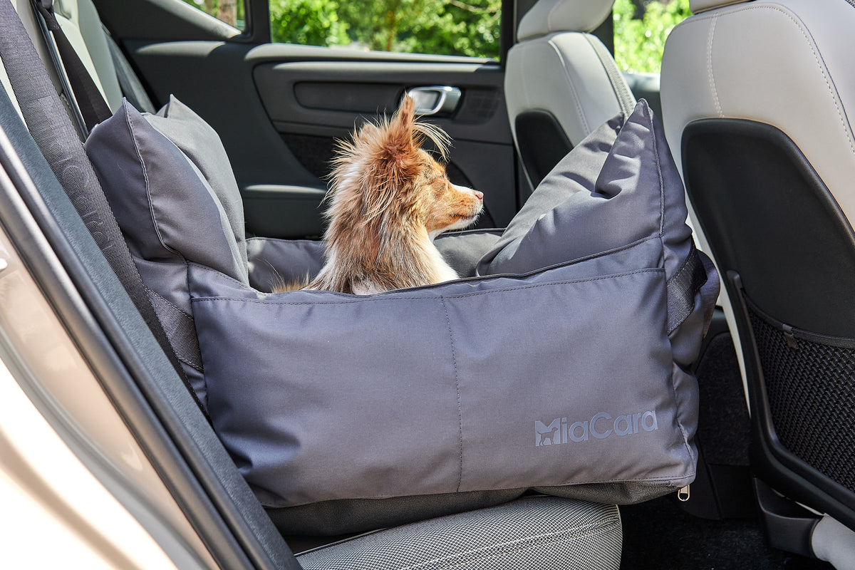 MiaCara Viaggio Reisebett Asphalt Autositz Hund