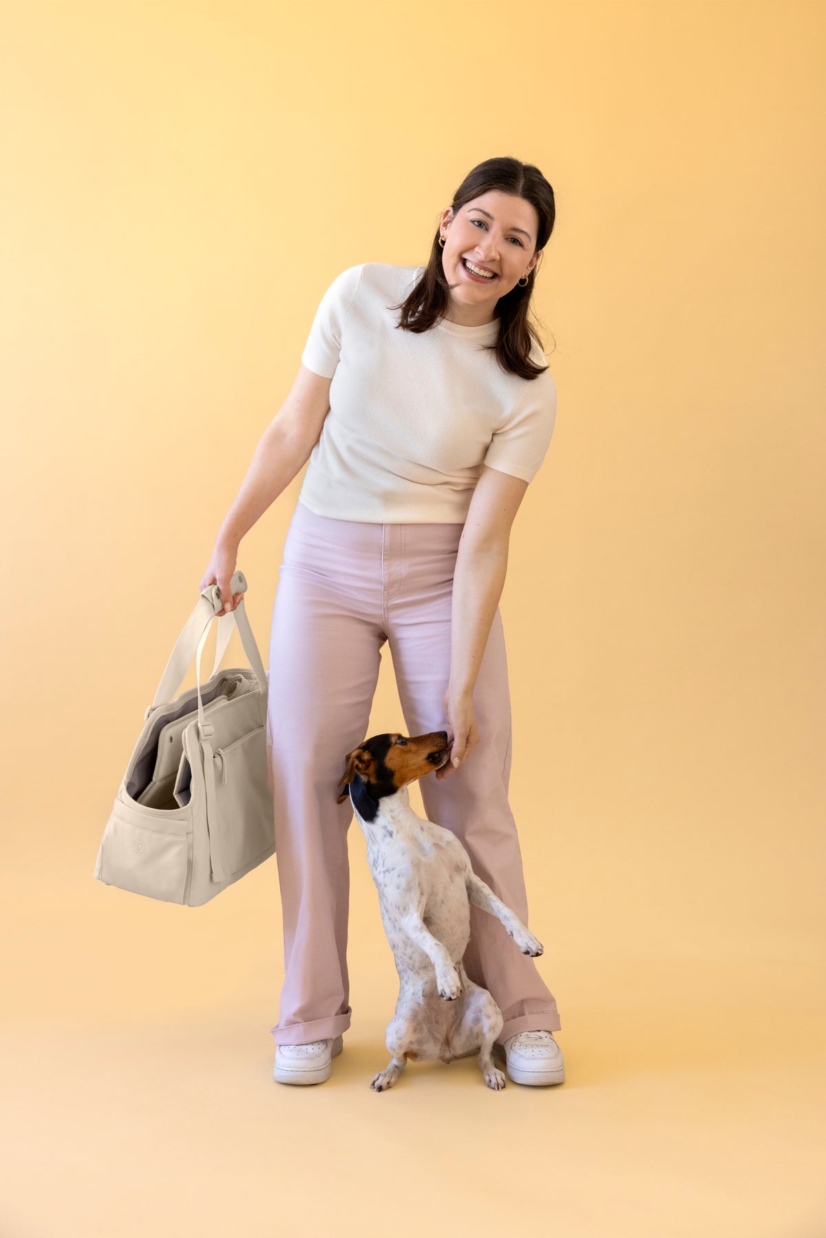 PALOPA Hundetragetasche Weda Creme