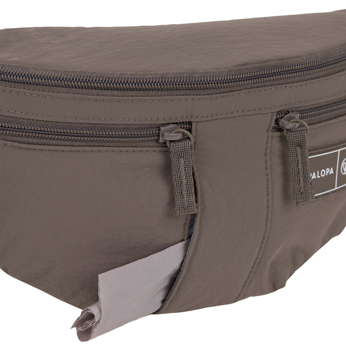 PALOPA Hunde Leckerlibeutel Emma Crinkled chocolate Leckerlibeutel Crossbody