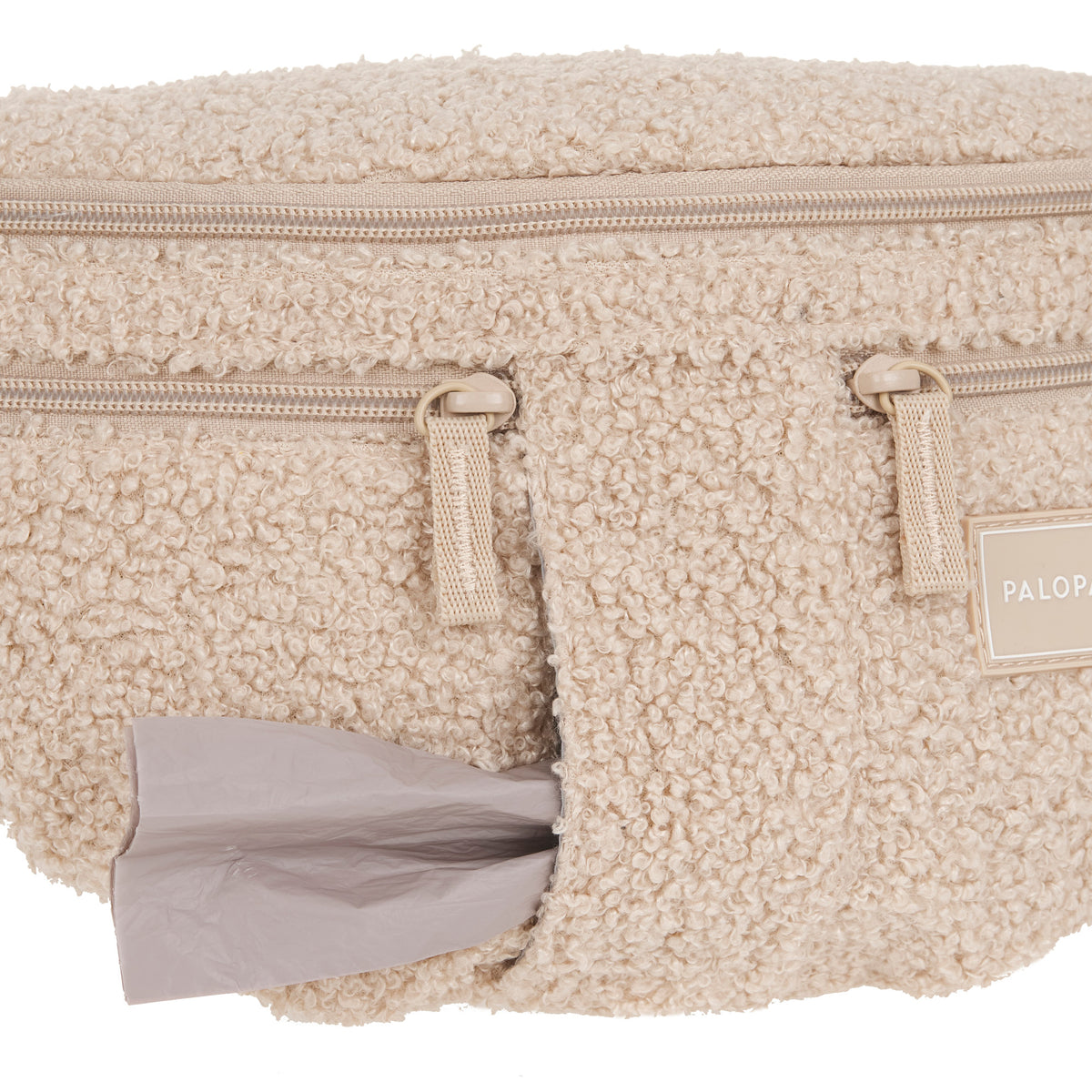 PALOPA Hunde Leckerlibeutel Teddy-Fleece Beige - Limited Edition Leckerlibeutel