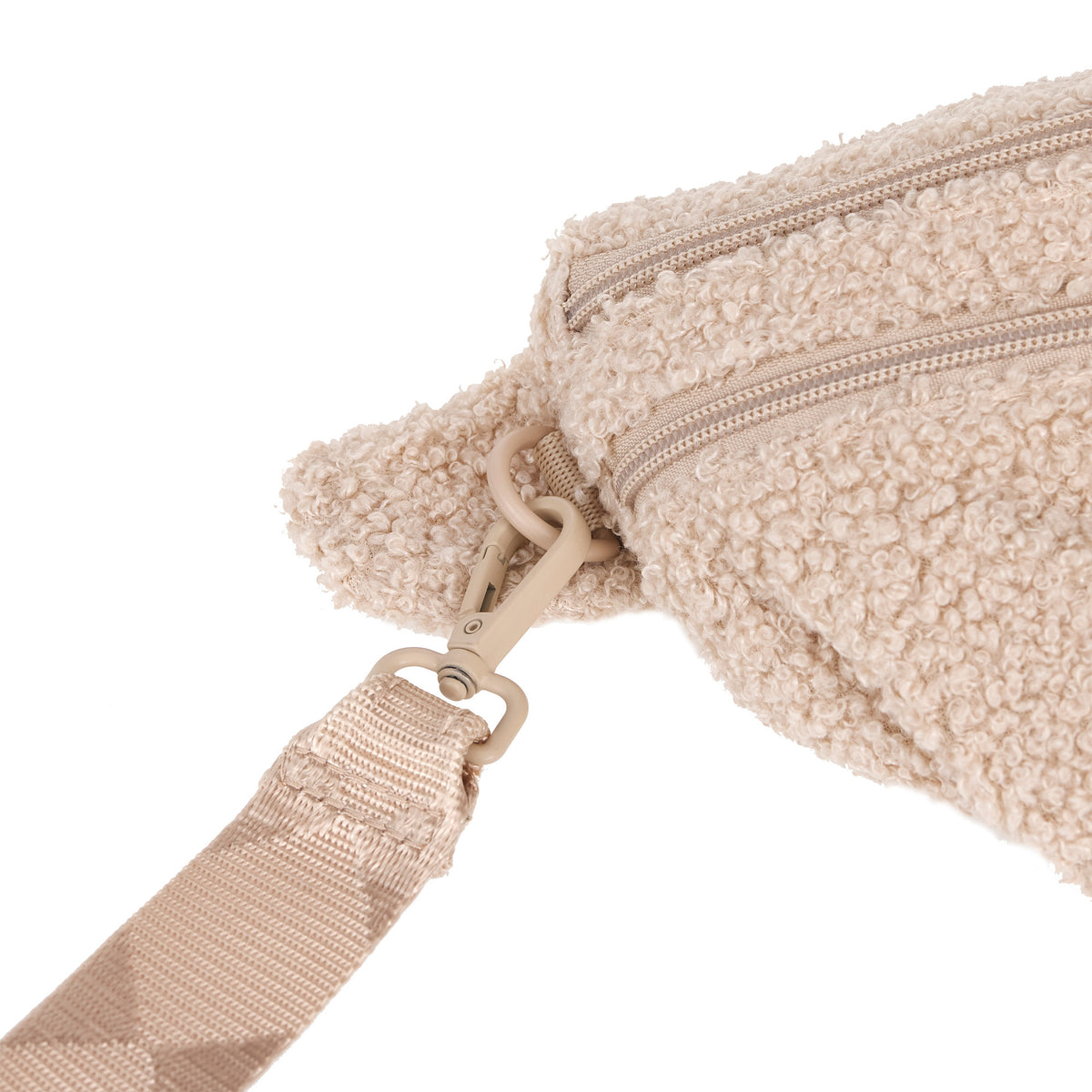 PALOPA Hunde Leckerlibeutel Teddy-Fleece Beige - Limited Edition Leckerlitasche Gassitasche