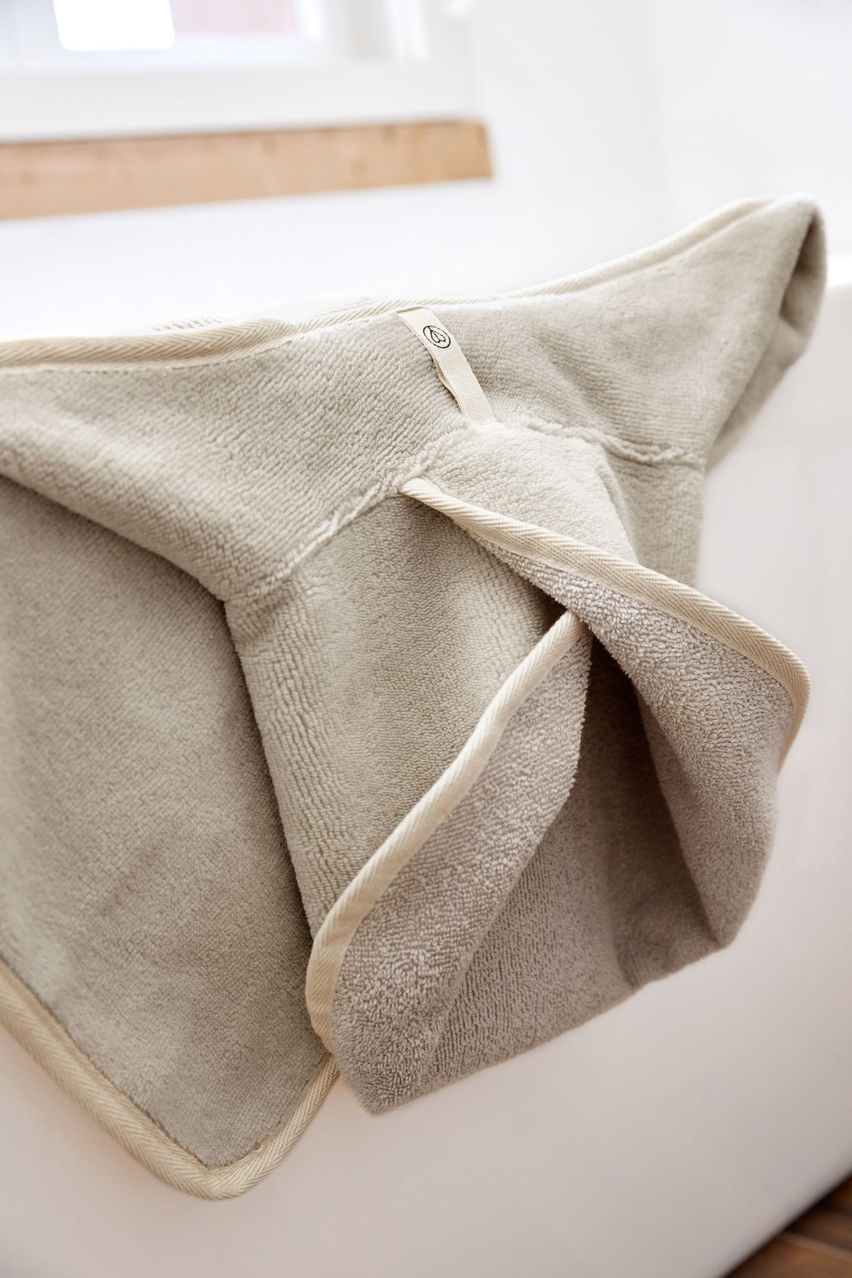 PALOPA Hundebademantel Robi Beige Hundebademantel aus Frottee