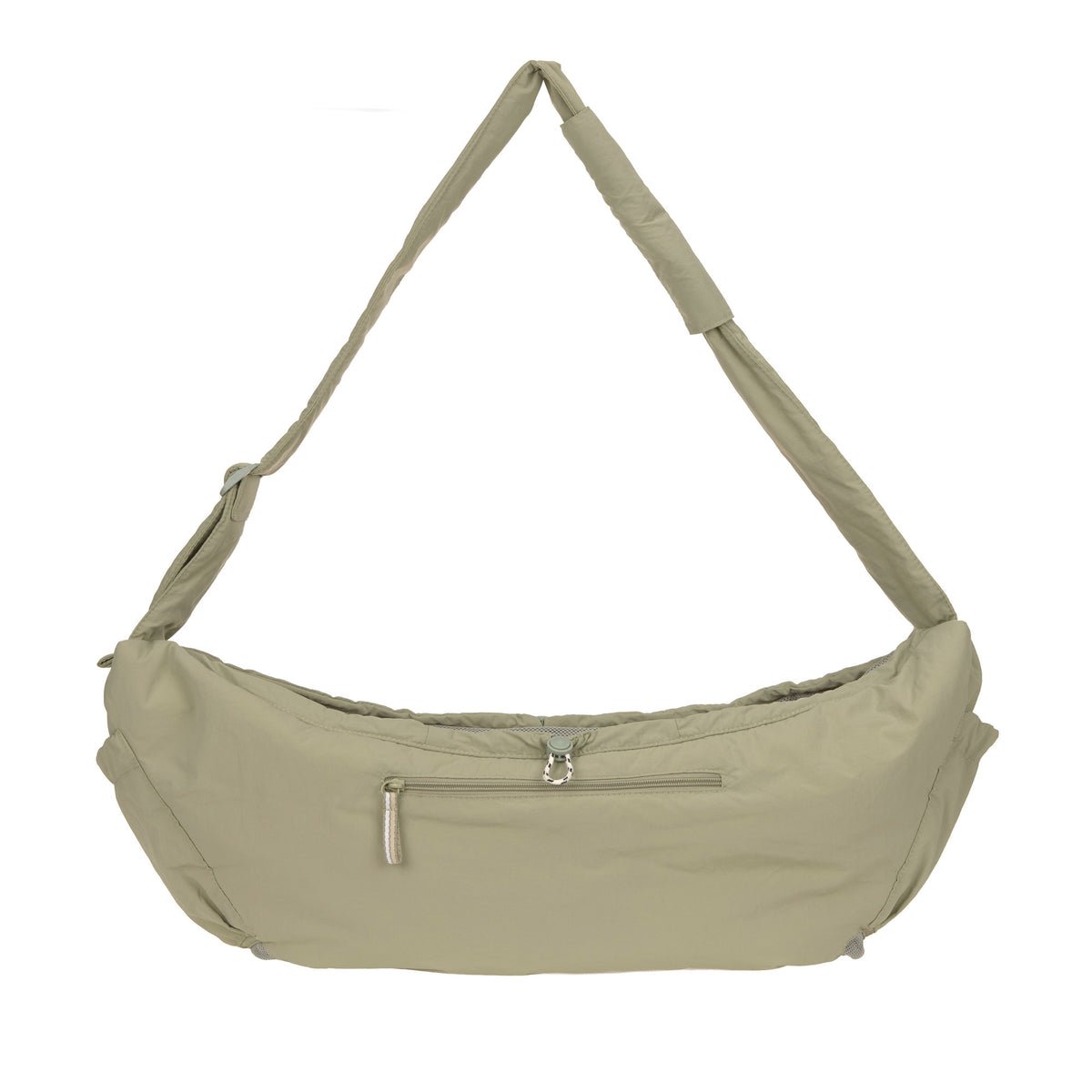 PALOPA Hundetragetasche Bara Crinkled Pale Olive Hundetragetasche mit Außentaschen