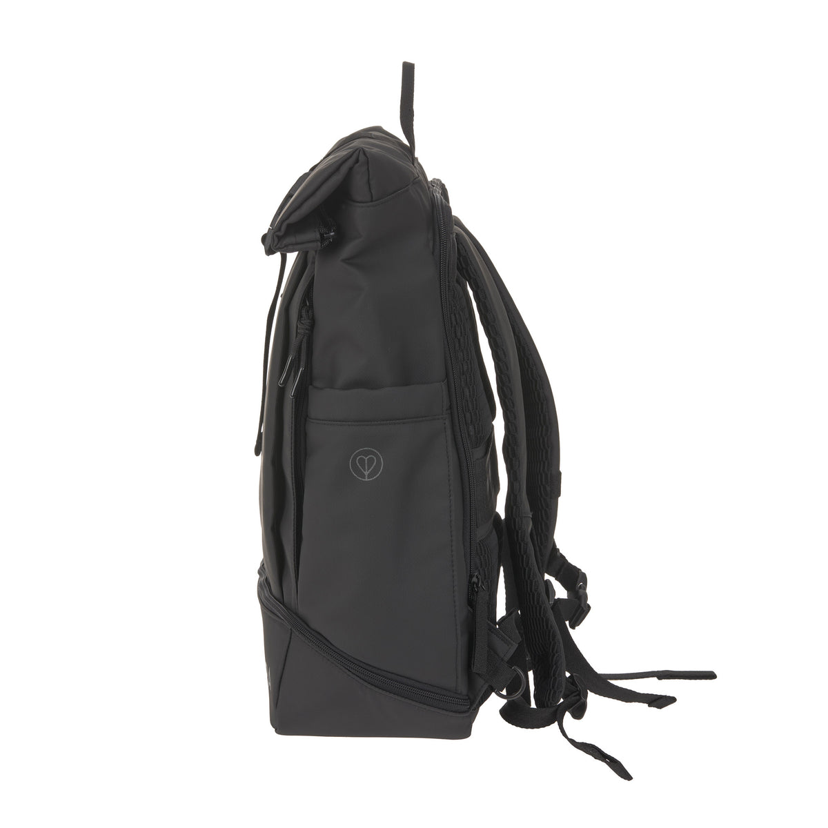 PALOPA Rucksack Rolltop Yoska Schwarz Rucksack wasserabweisend