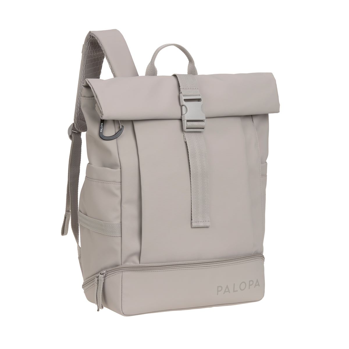 PALOPA Rucksack Rolltop Yoska Taupe Rucksack Reisen mit Hund