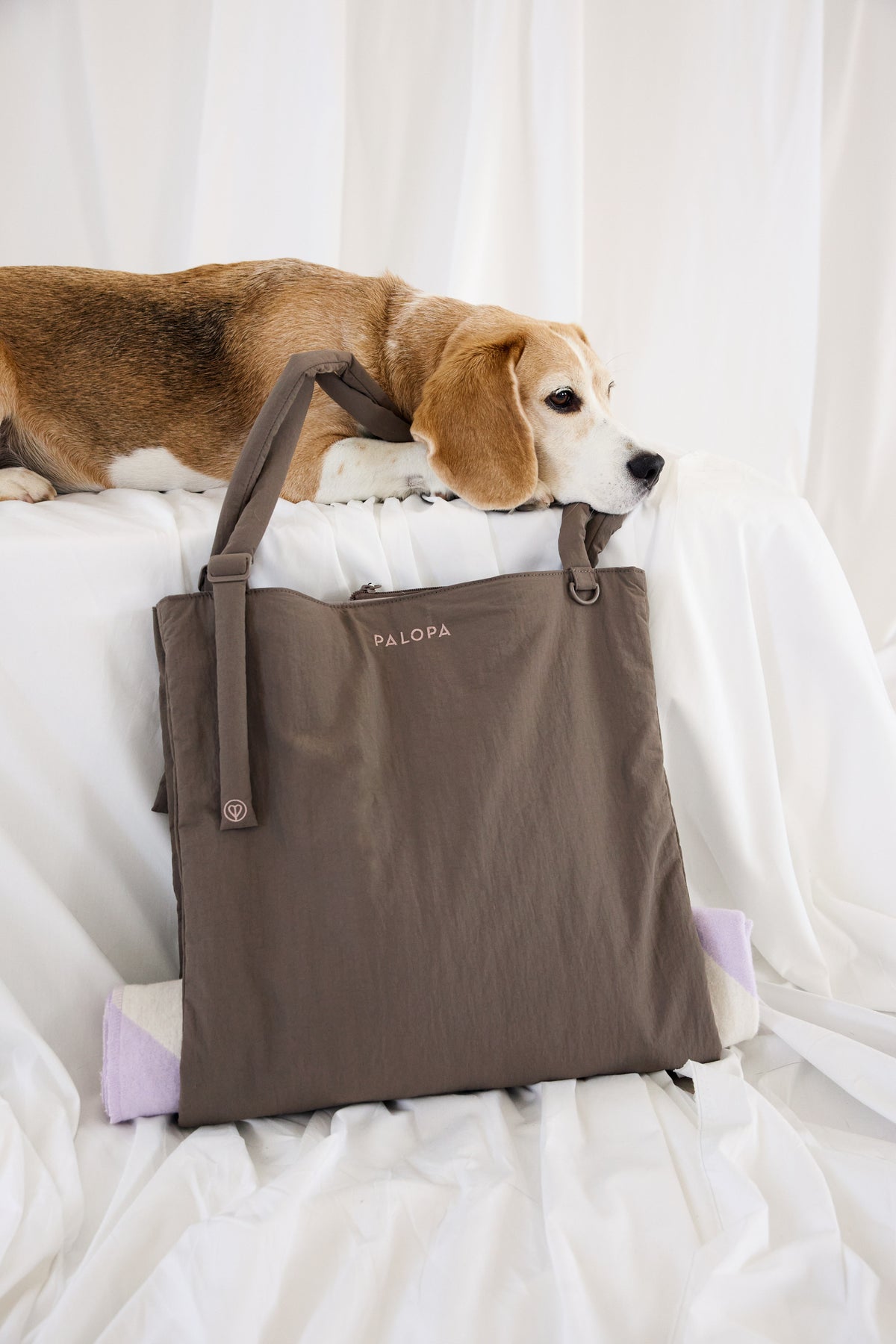 PALOPA Shopper Bag Torbi Crinkled Chocolate Gassitasche 15 Liter