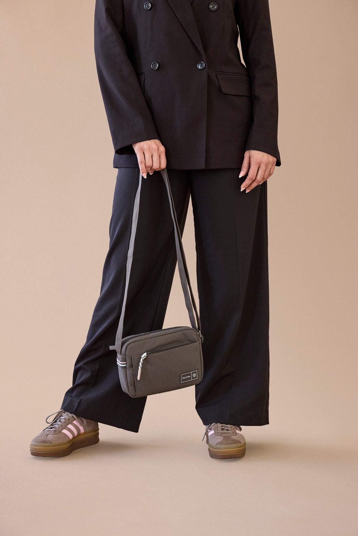 PALOPA Square Bag Noka Crinkled Chocolate Gassibag