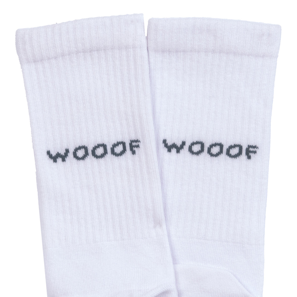 PALOPA Tennis Socken GOTS Lettering Blue / Grey