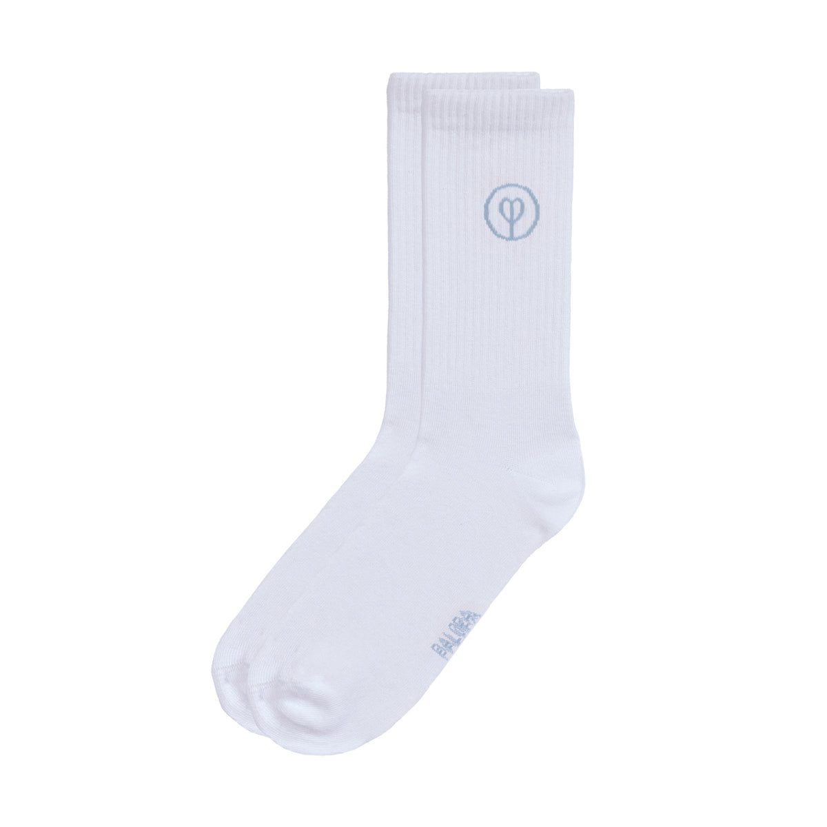 PALOPA Tennis Socken GOTS Logo Orange Blue Grey Socken für Hundebesitzer