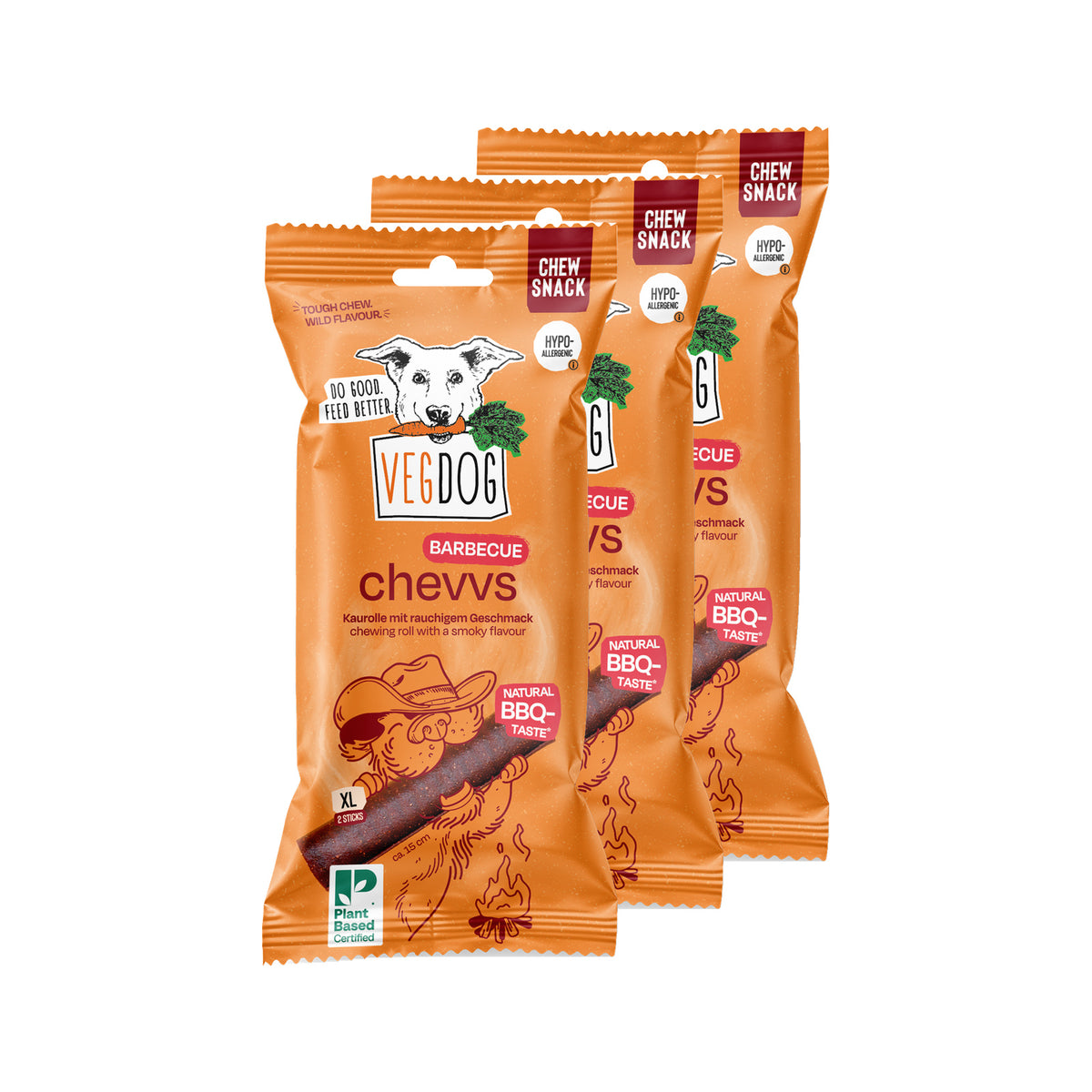 VEGDOG Bundle 3 Chevvs XL