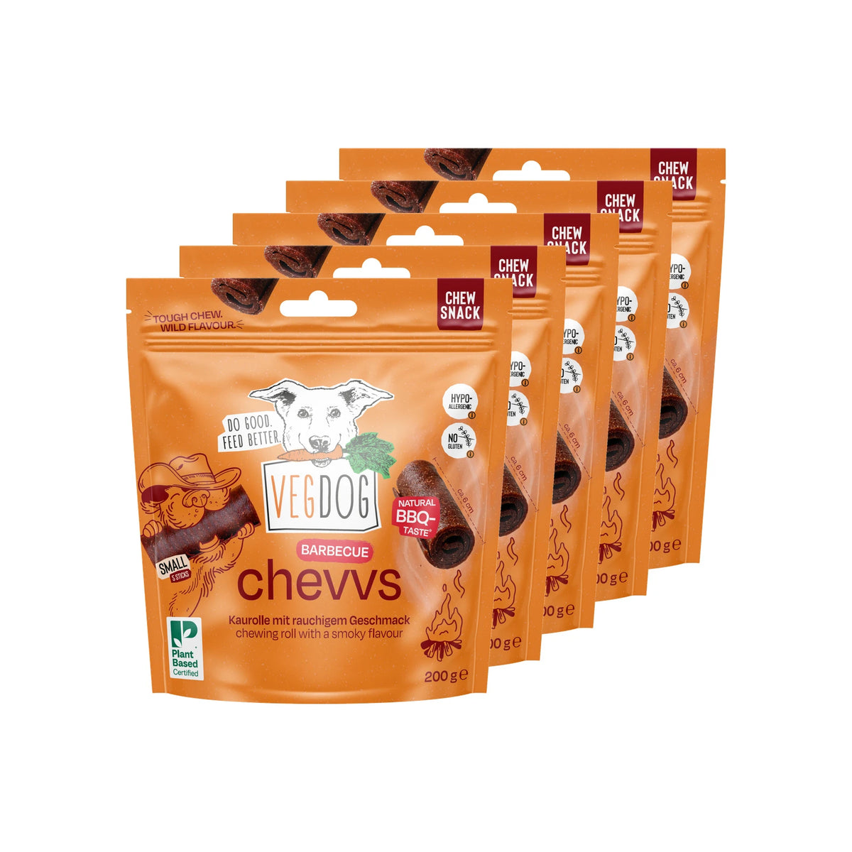 VEGDOG Bundle 5 Chevvs Small