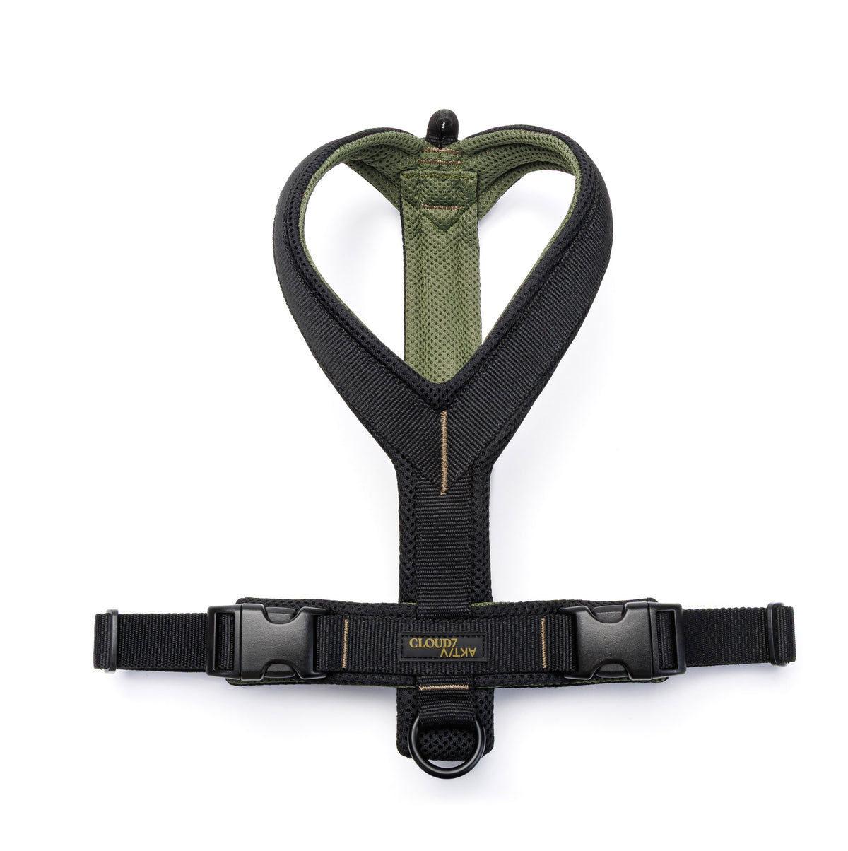 Cloud7 Y-1 Geschirr AKTIV Air-Mesh Black Hundegeschirr
