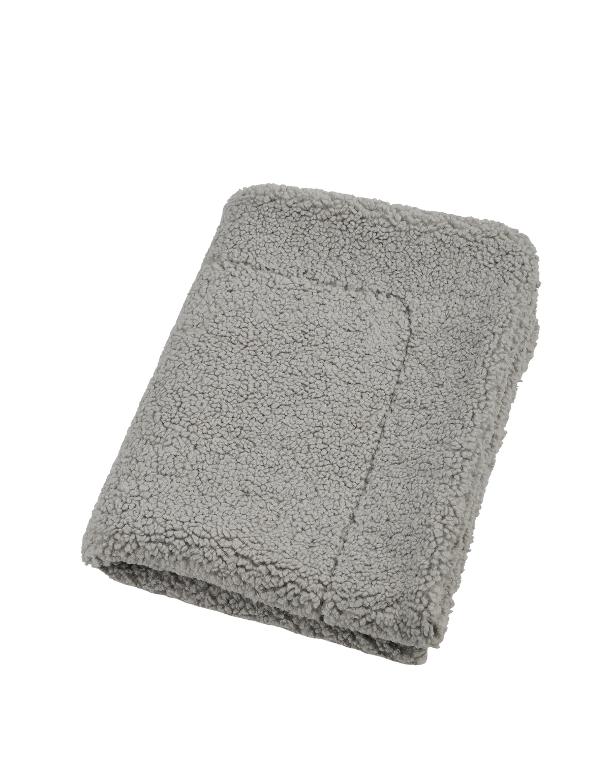 Lillabel Hygge Bouclé Hundedecke Steingrau Weiche Hudnedecke für zuhause und unterwegs