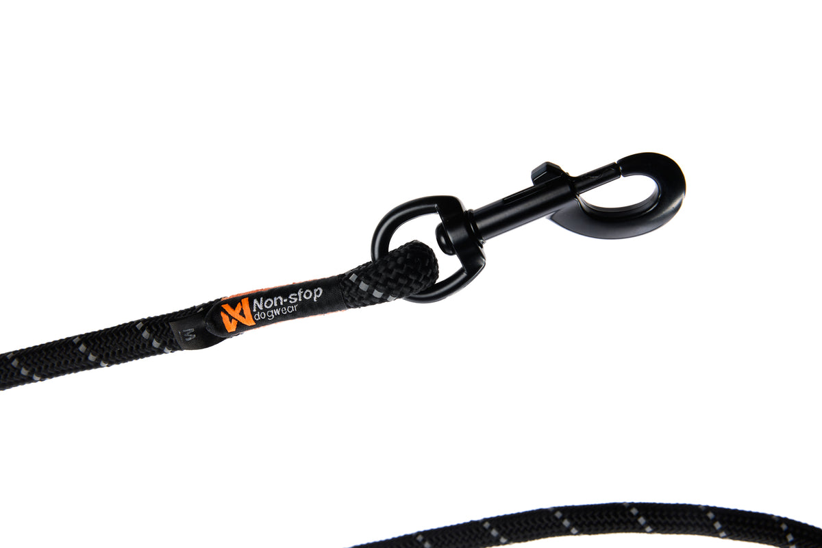 Rock adjustable Leash schwarze Hundeleine