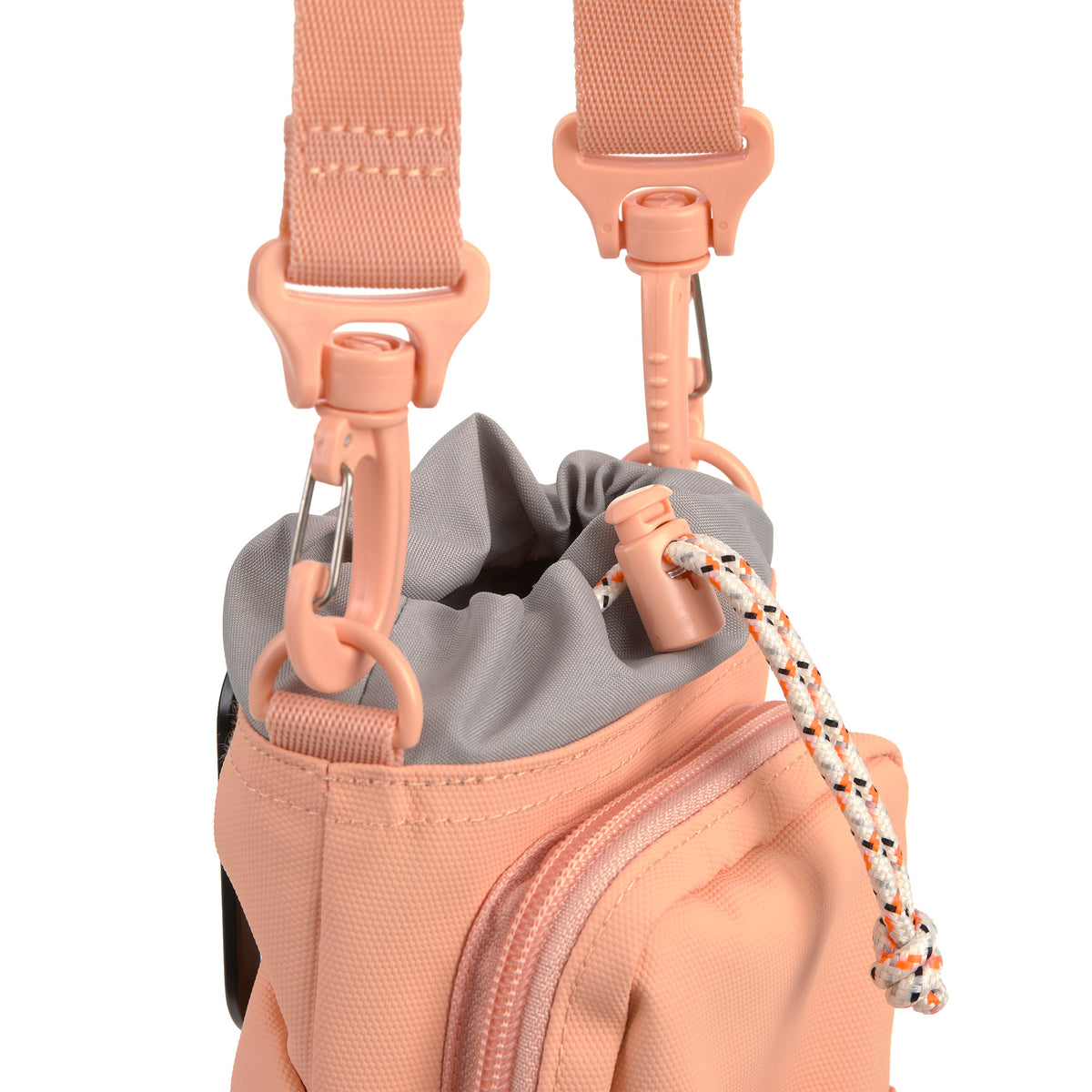 PALOPA Flaschen- und Leckerlitasche Boudi Peach gassitasche