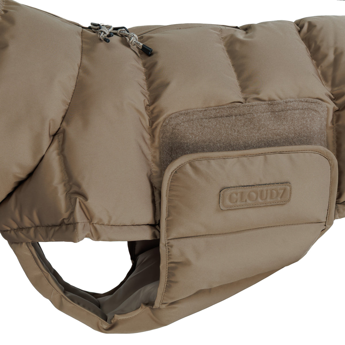 Cloud7 Hundemantel Alaska Sandy Brown Hundewintermantel 