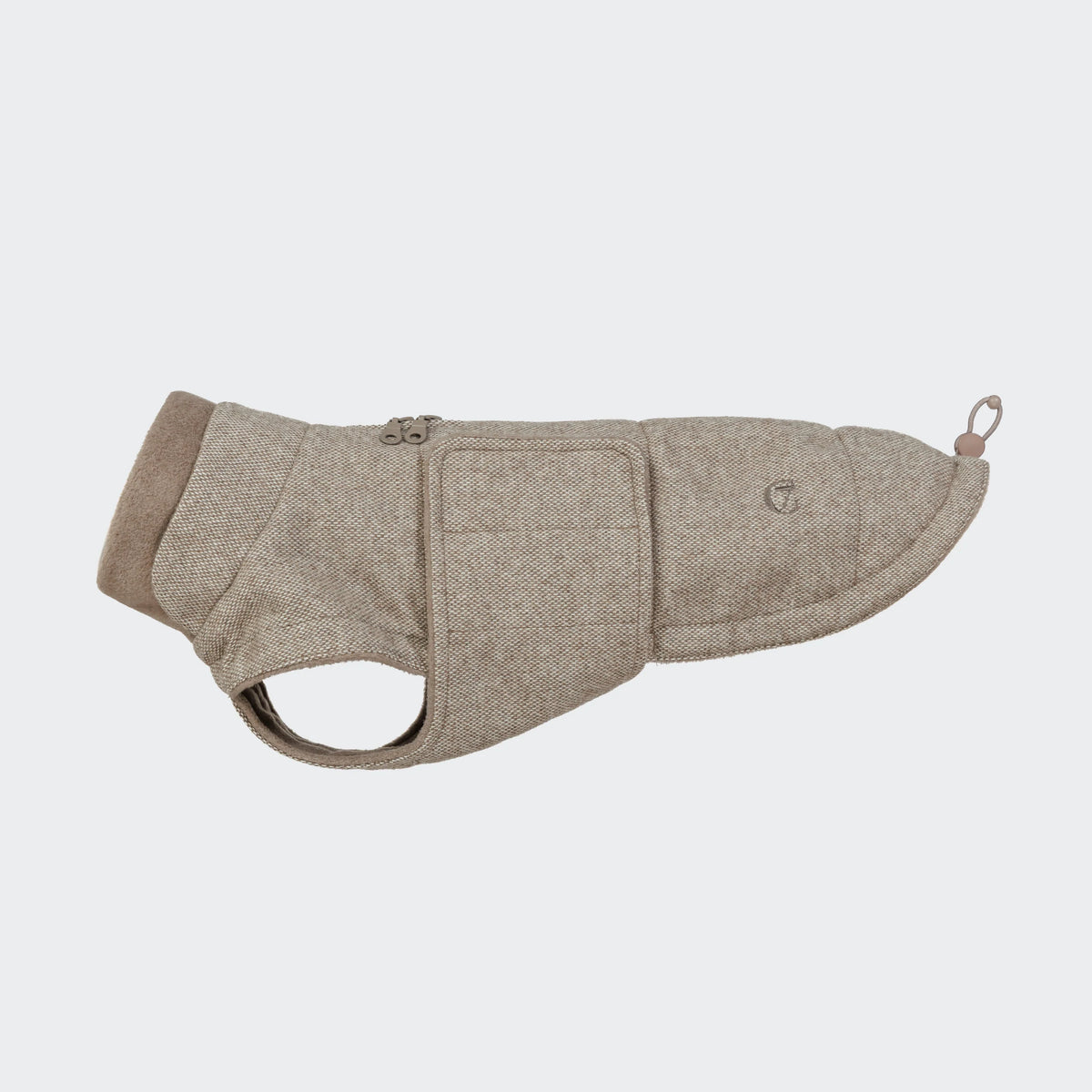 Cloud7 Hundemantel Brooklyn DACKEL Tweed Beige Wintermantel Hund 
