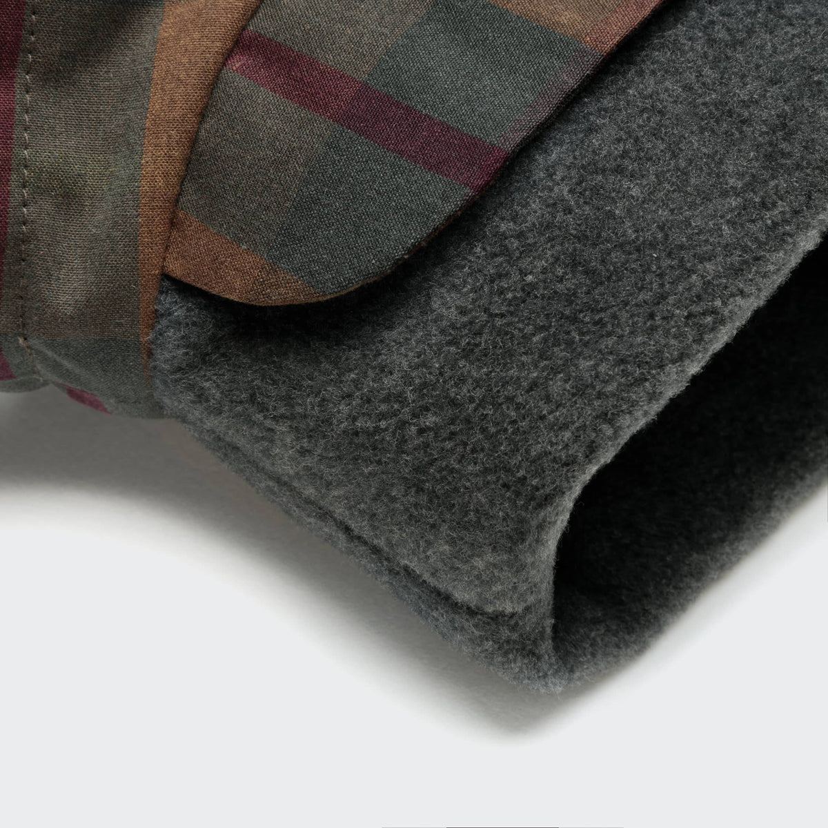 Cloud7 Hundemantel Brooklyn Dackel Waxed Tartan Hundemantel fuer Dackel mit Futter