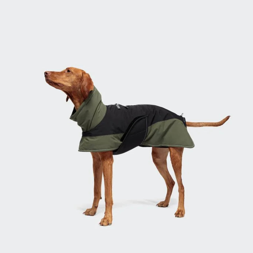 Cloud7 Hundemantel Winter Everest Black Olive warmer Hundemantel
