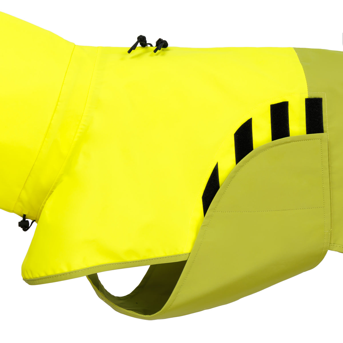 Cloud7 Hunderegenmantel AKTIV Neon Green/Light Olive Hunderegenmantel für große Hunde 
