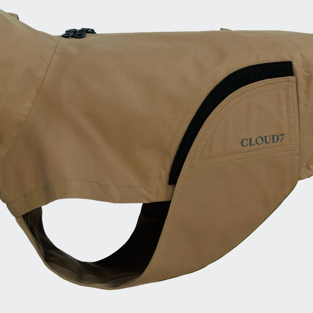 Cloud7 Hunderegenmantel Dublin Sandy Brown 2.0 Hunderegenmantel Regenmantel für Hunde