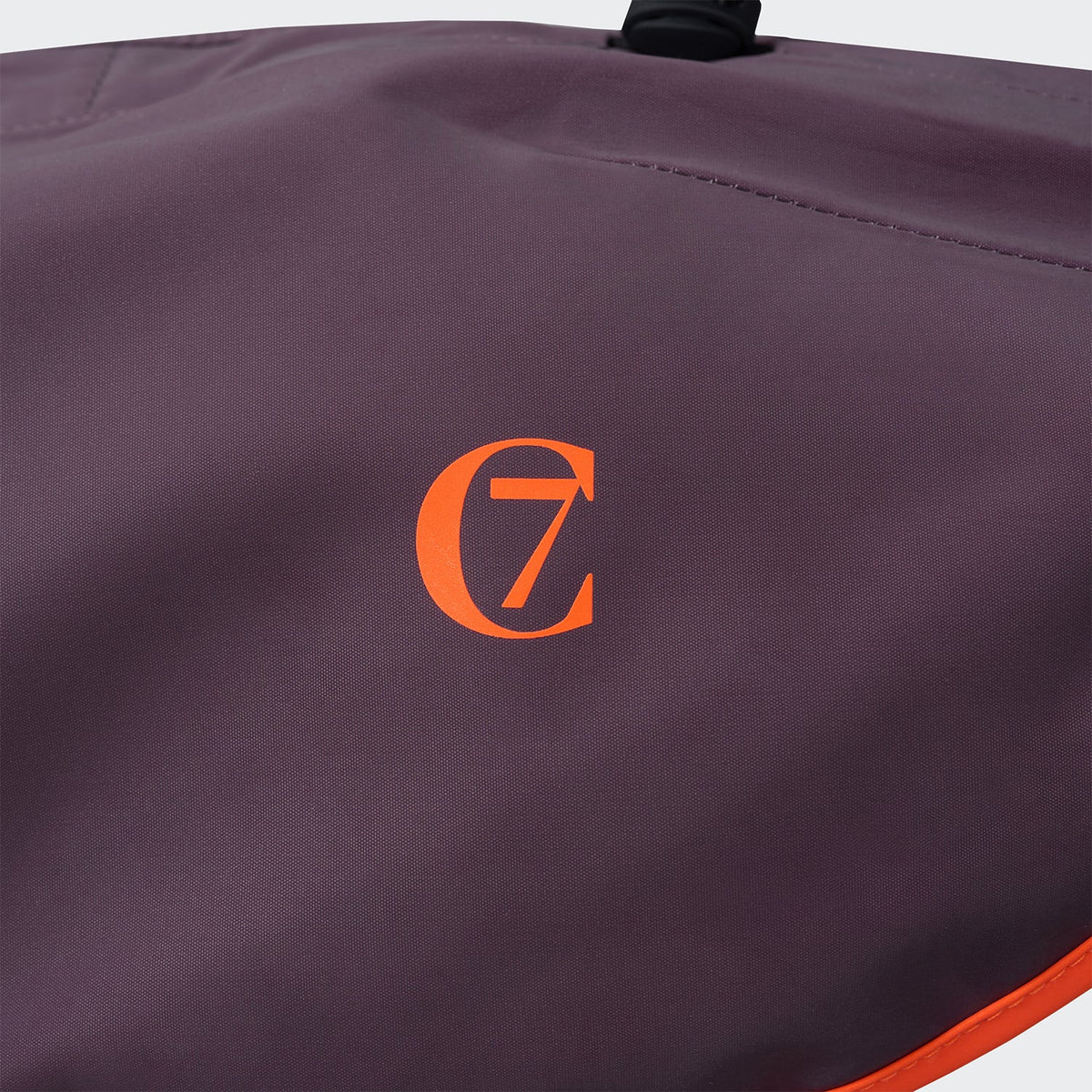 Cloud7 Hunderegenmantel AKTIV Aubergine/Orange Hundemantel wasserabweisend
