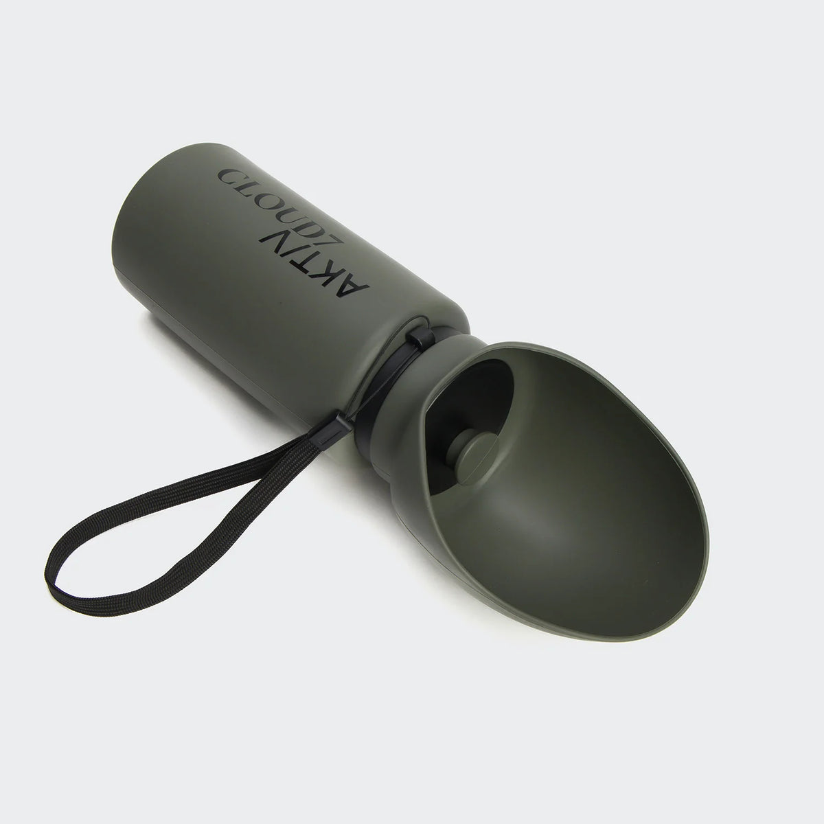Cloud7 Hundetrinkflasche AKTIV Dark Olive Urlaub mit Hund