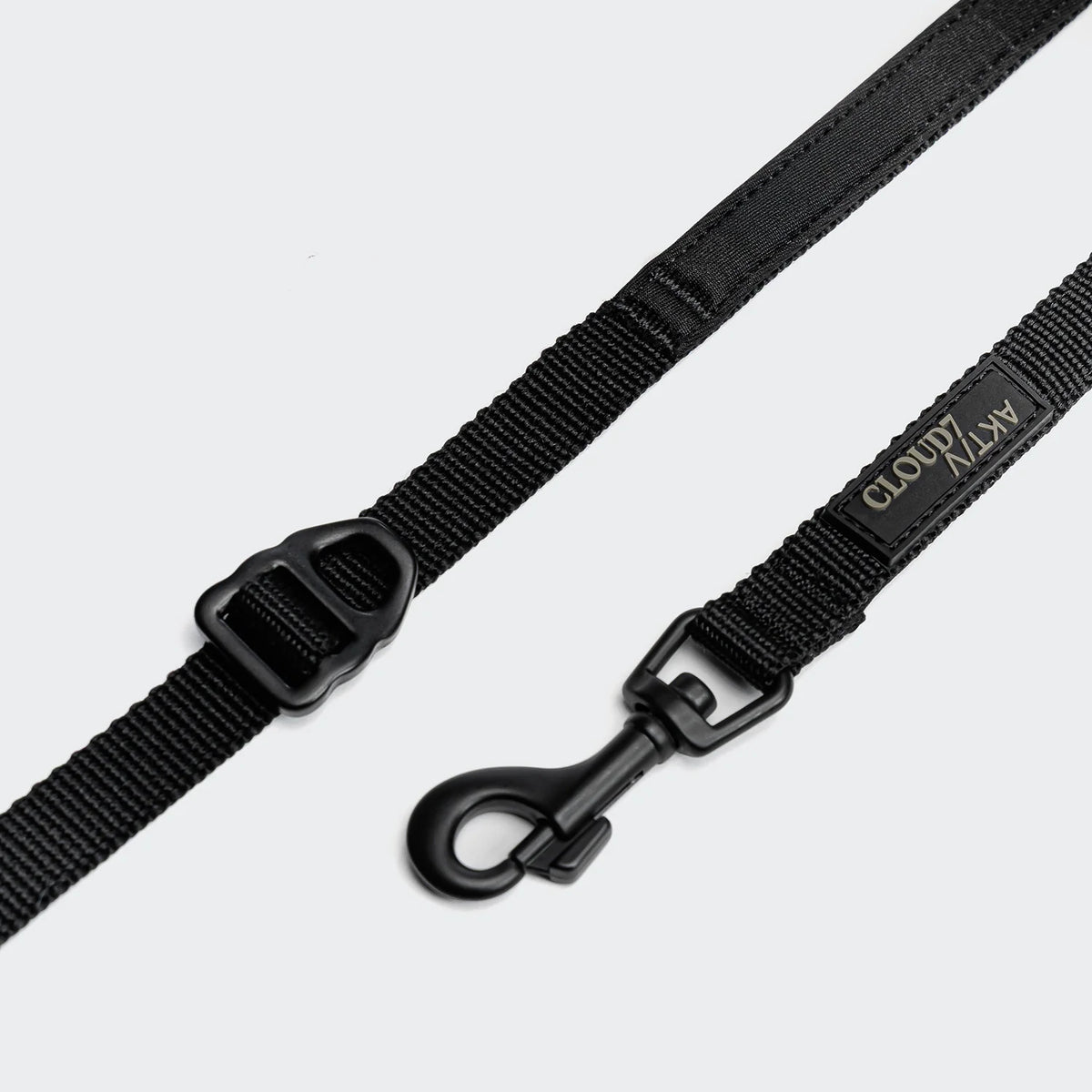 Cloud7 L-1 Freihandleine AKTIV Black Hundeleine zum Umhängen