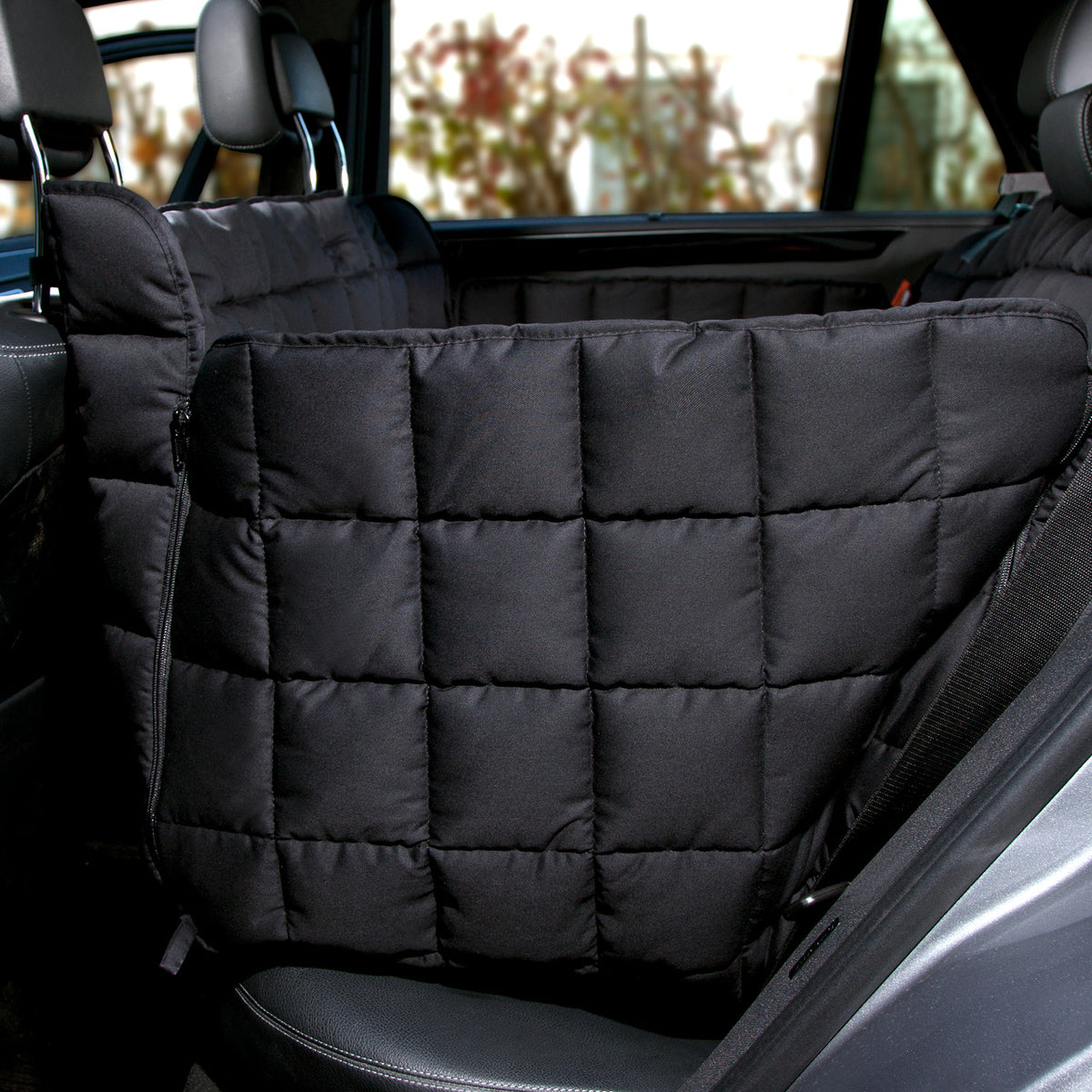 Doctor Bark 3-Sitz-Autoschondecke für die Rückbank Hundedecke Auto Waschbar