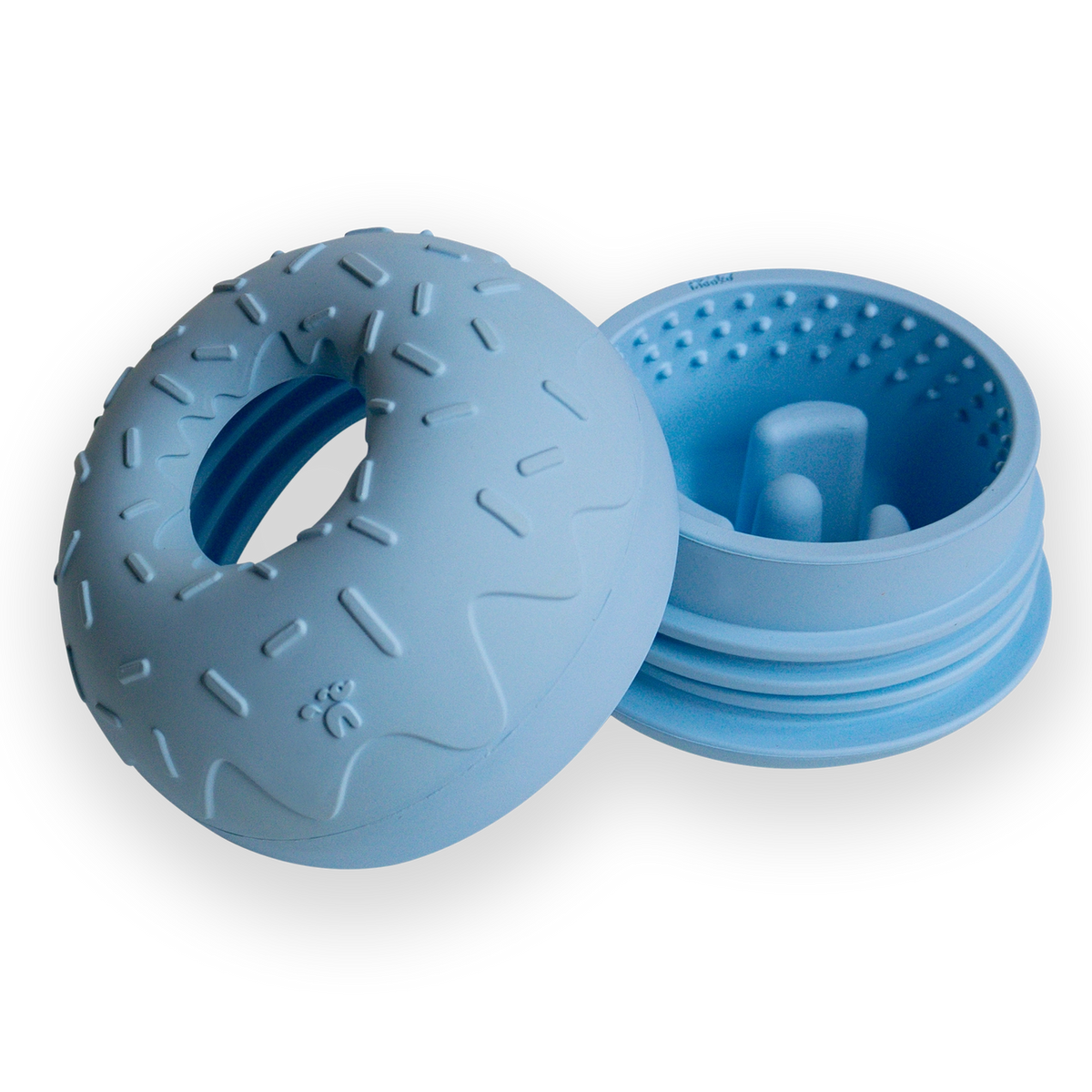 INOOKO Yoomy Donut Beschäftigungsspielzeug Himmelblau Spielzeug für Hunde