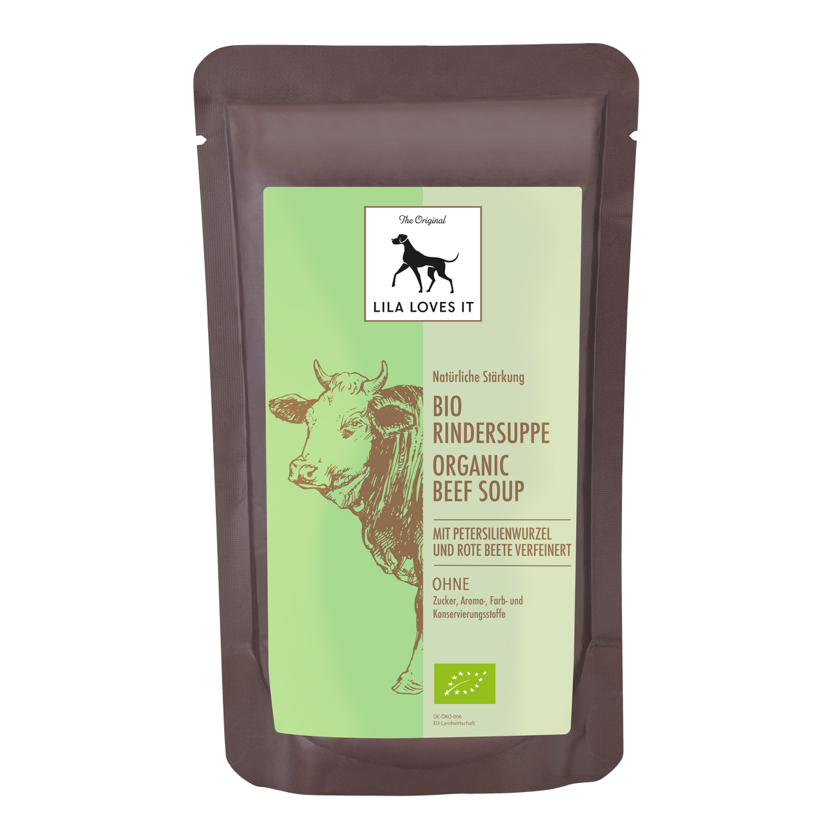 LILA LOVES IT Bio-Rindersuppe für Hunde Suppe für Hunde