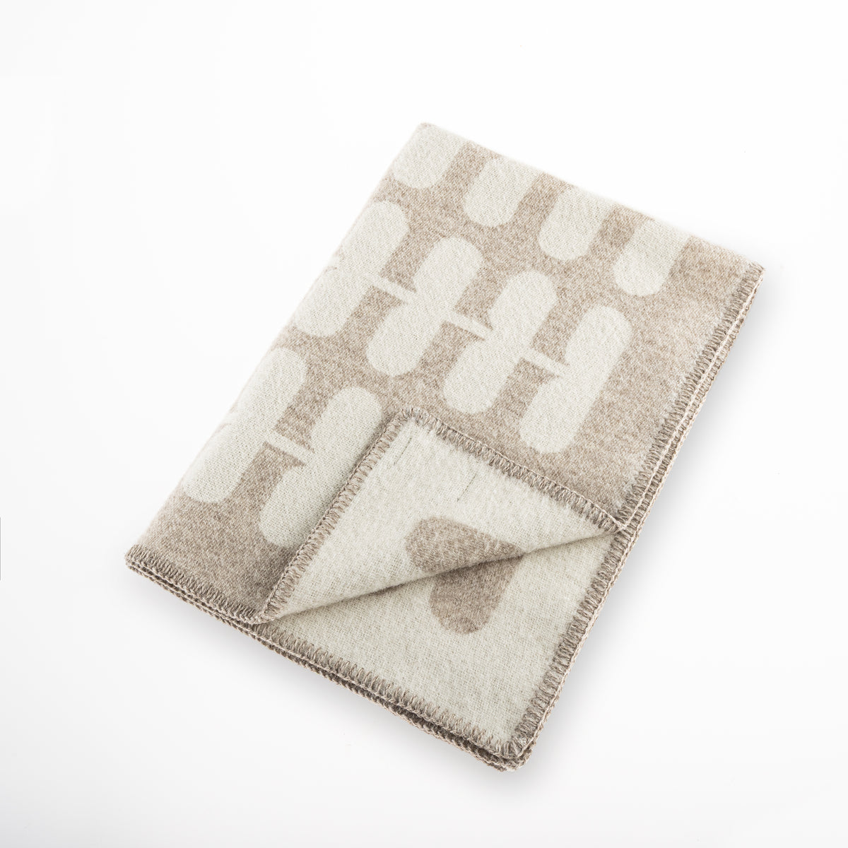 MiaCara Flora Hundedecke Cappuccino - Natur Hundedecke weich waschbar