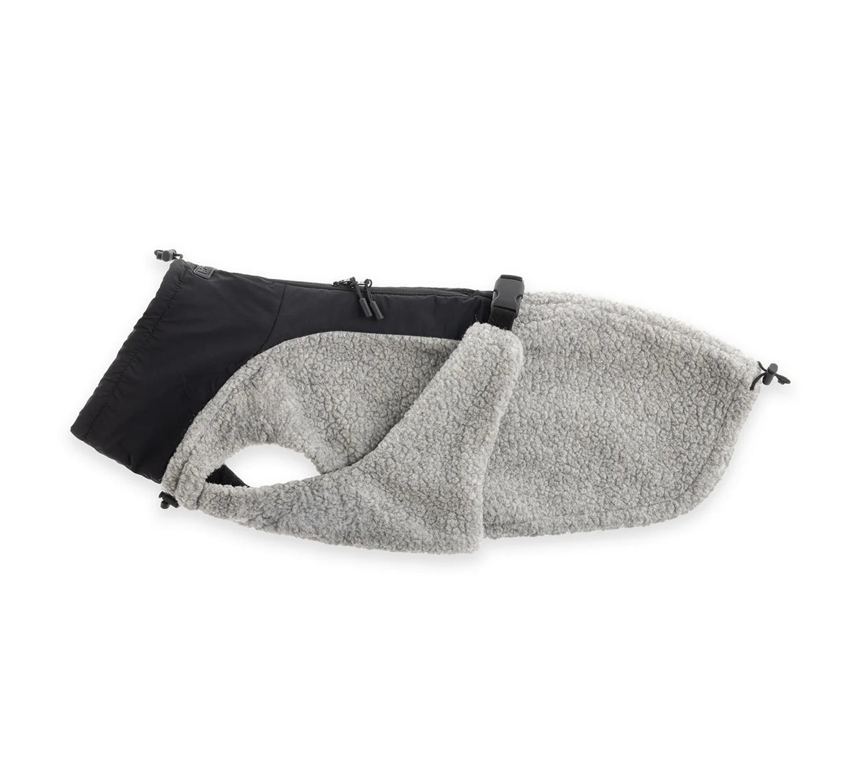 MiaCara Hundemantel Emilia Kiesel - Schwarz Hundewintermantel