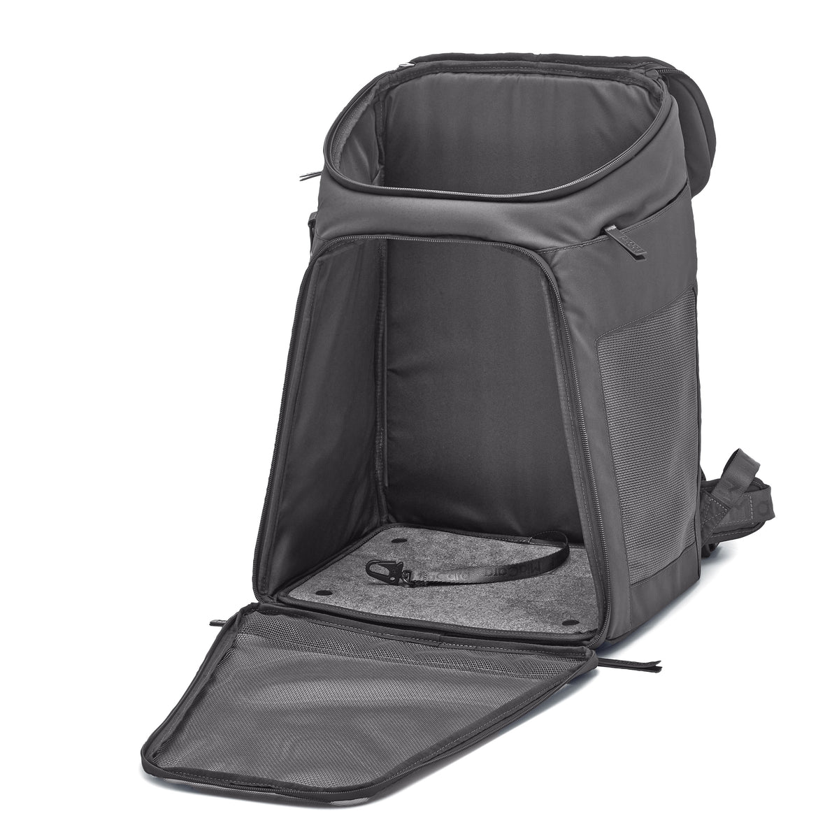 MiaCara Zaino Hunderucksack Asphalt Rucksack für Hunde