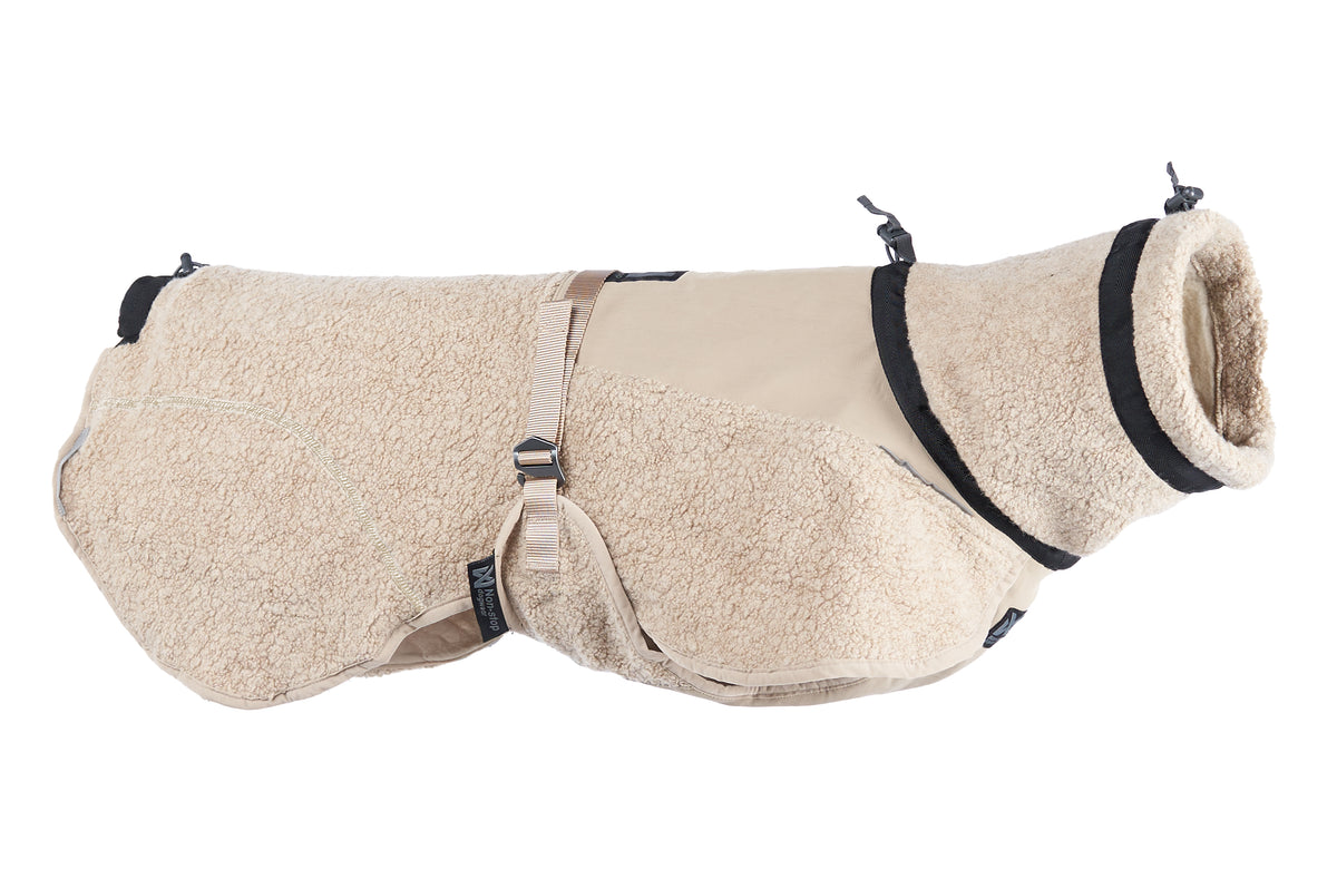 Non-stop dogwear® Wool Dog Jacket Sand Hundewintermantel wasserdicht 