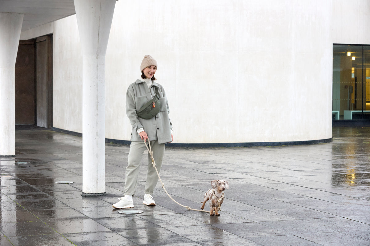 PALOPA Hunde Leckerlibeutel Emma Dunkelgrün Gürteltasche