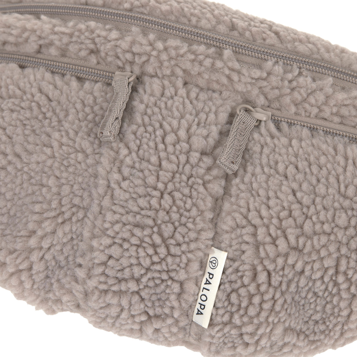 PALOPA Hunde Leckerlibeutel Emma Teddy-Fleece Taupe Hundetasche