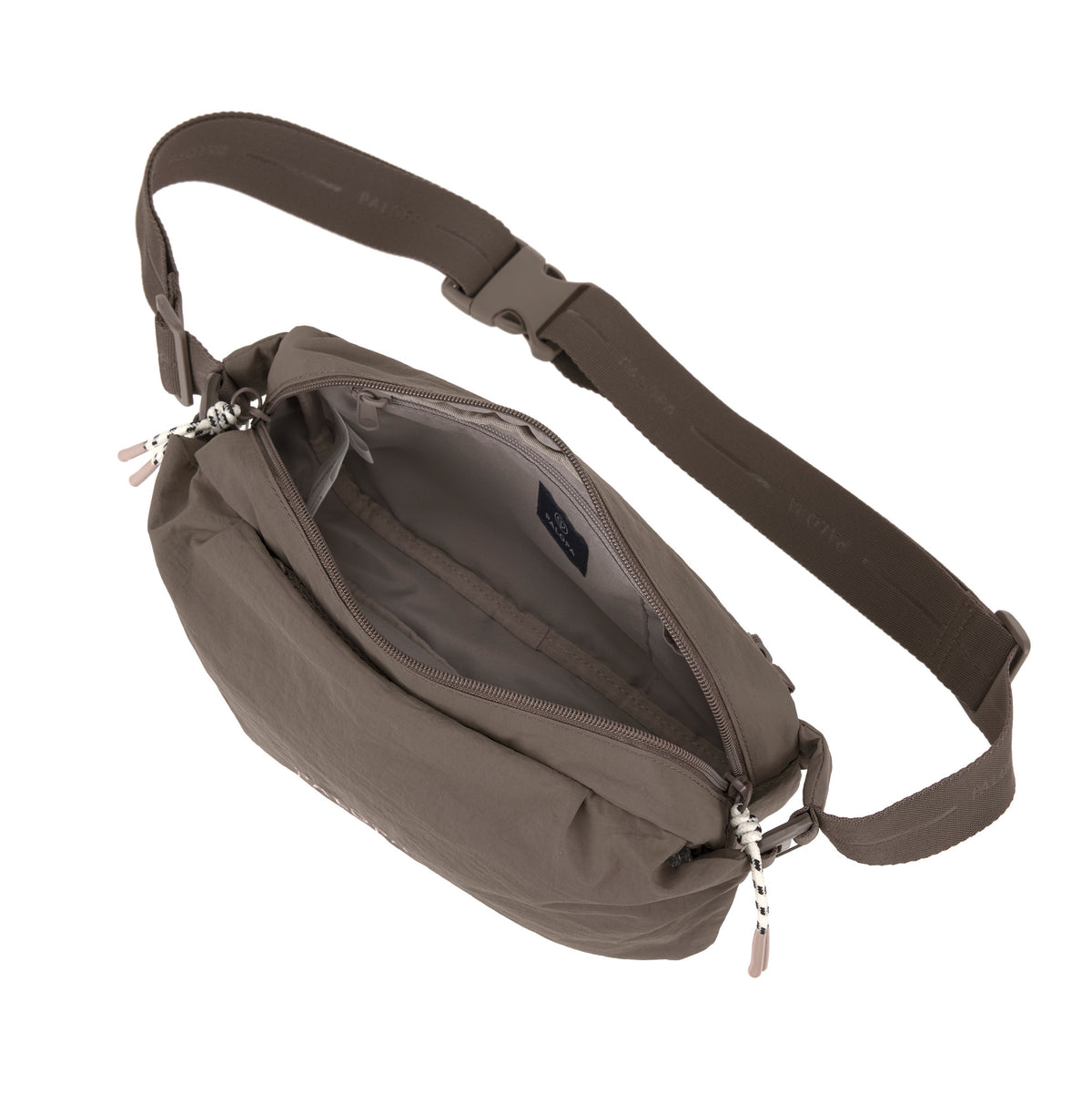 PALOPA Hunde Leckerlibeutel Nerki Crinkled Chocolate Gassitasche mit Handyfach